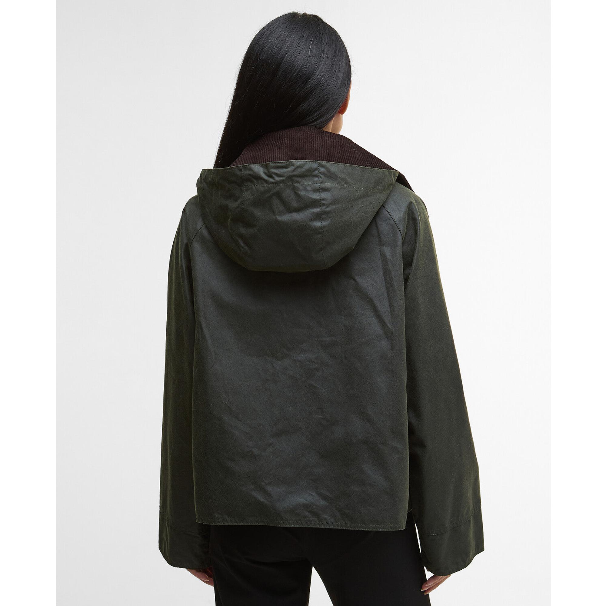 Product image 4 of 7 of Barbour Women's Reighton Spey Wax Jacket - Fern/Ancient
