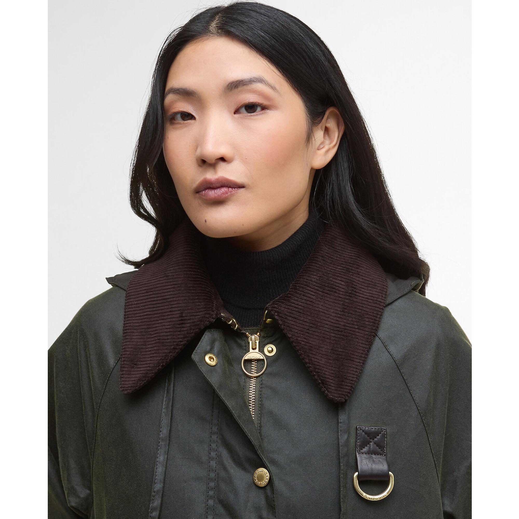 Product image 5 of 7 of Barbour Women's Reighton Spey Wax Jacket - Fern/Ancient