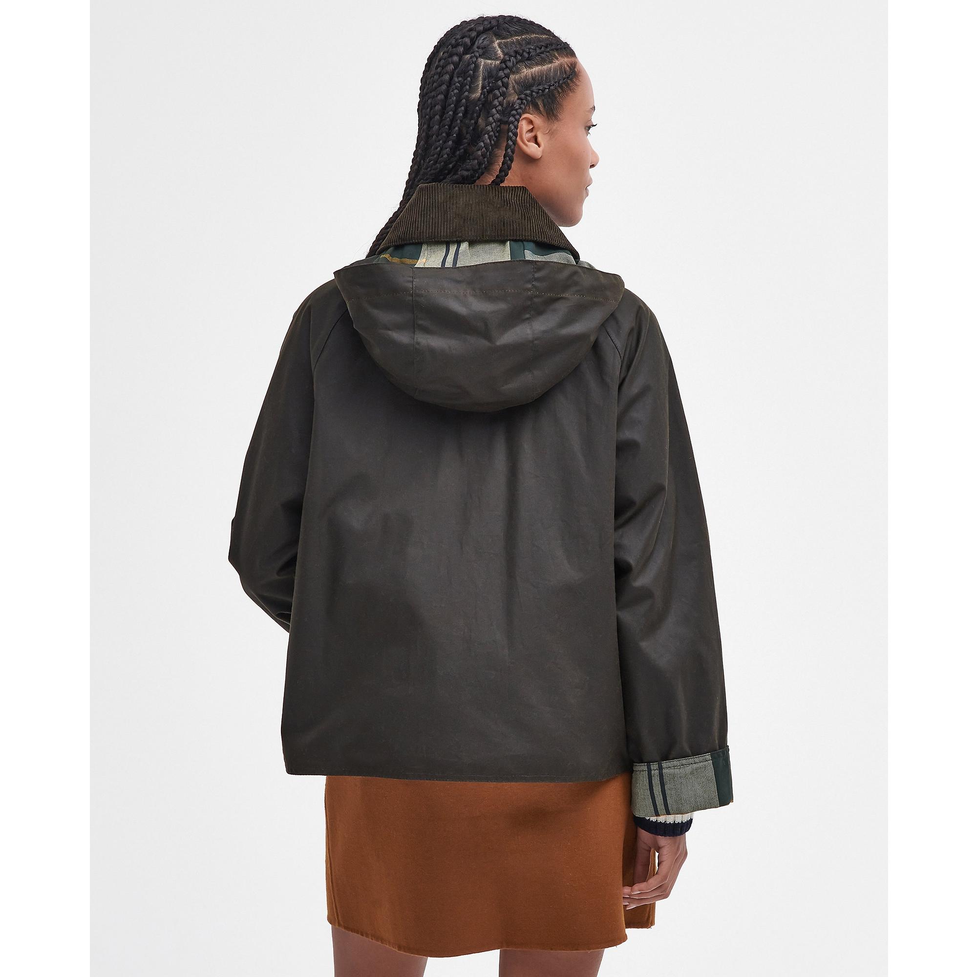 Product image 4 of 7 of Barbour Women's Reighton Spey Wax Jacket - Olive