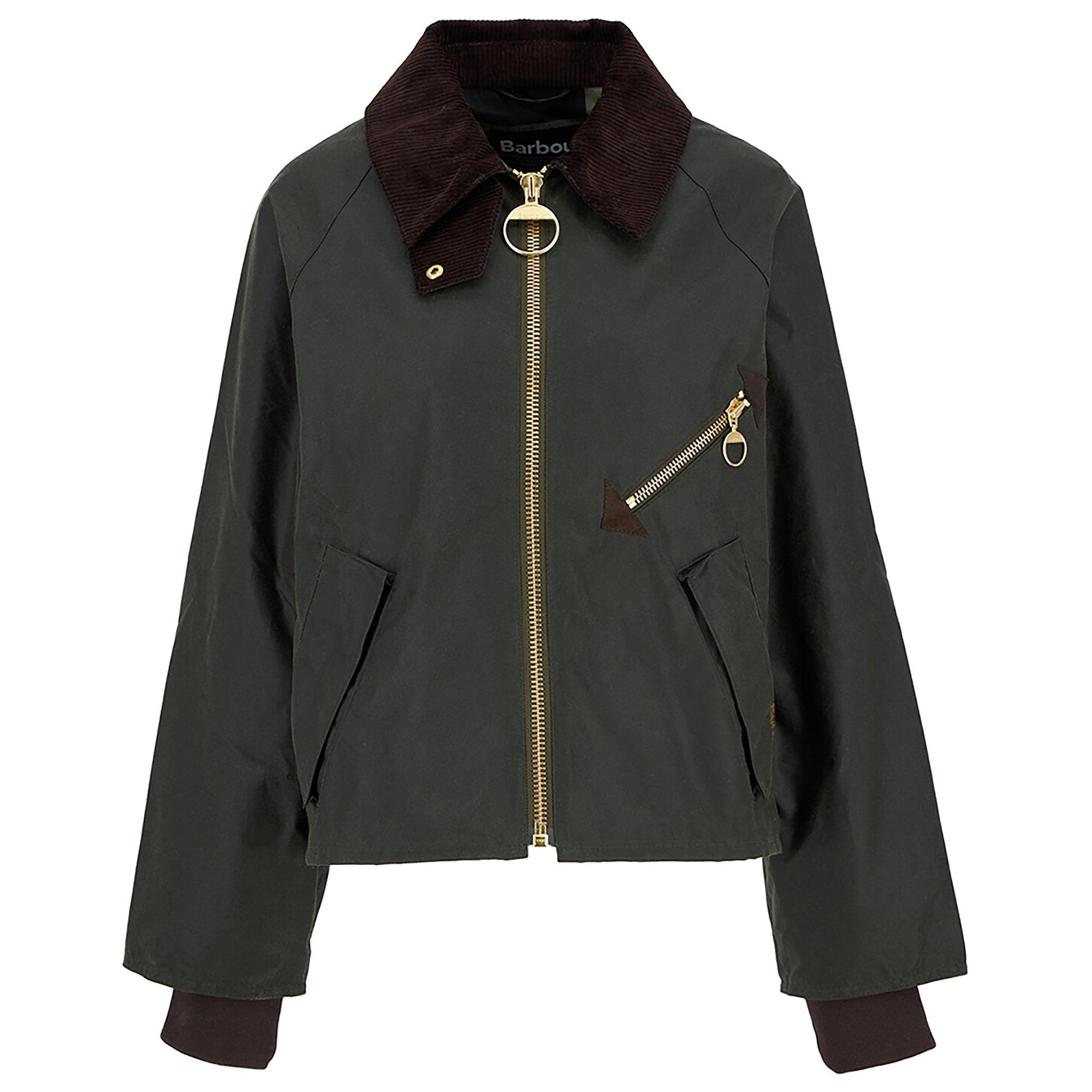 Barbour Women's Arlene Wax Jacket - Fern/Ancient Tartan