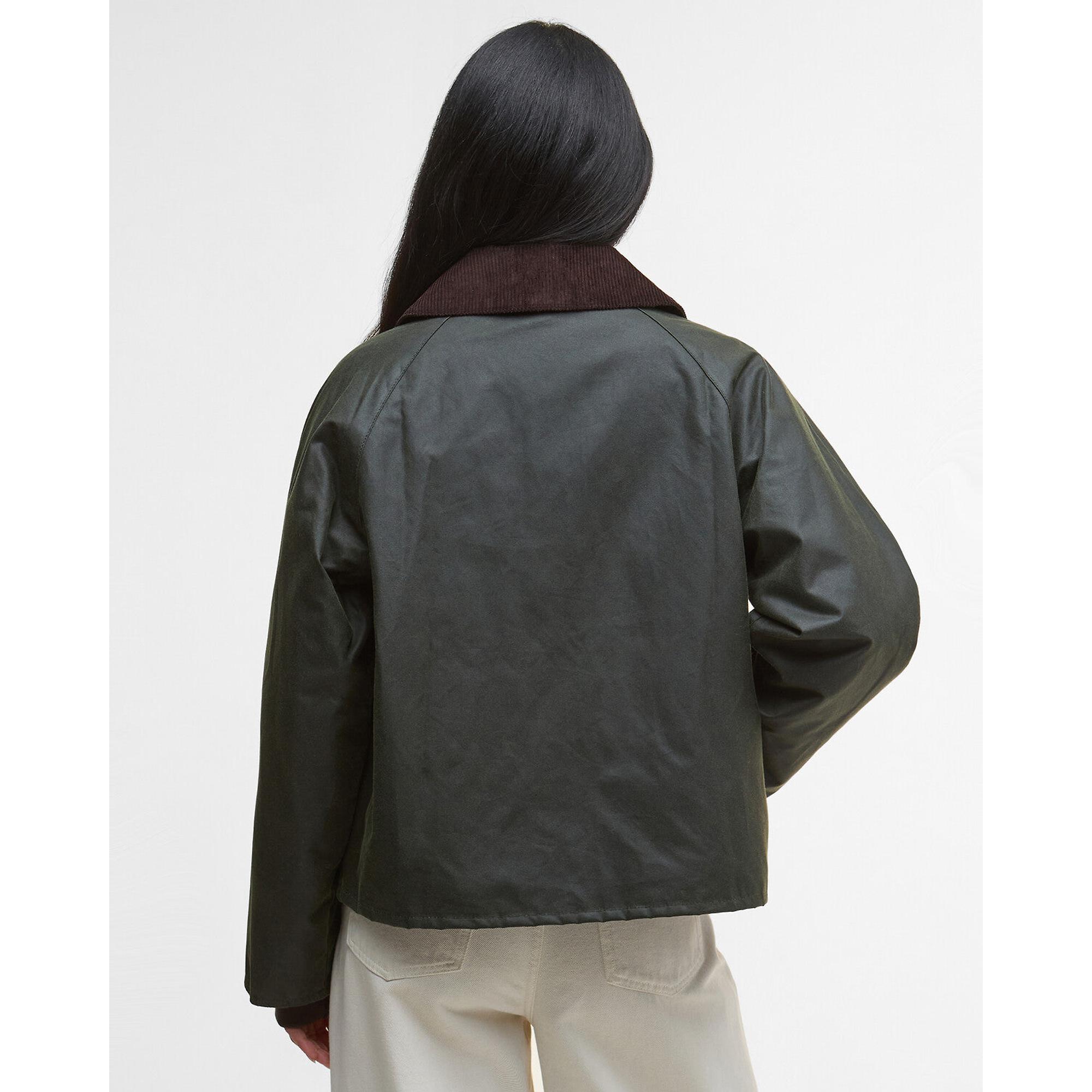 Product image 4 of 7 of Barbour Women's Arlene Wax Jacket - Fern/Ancient Tartan