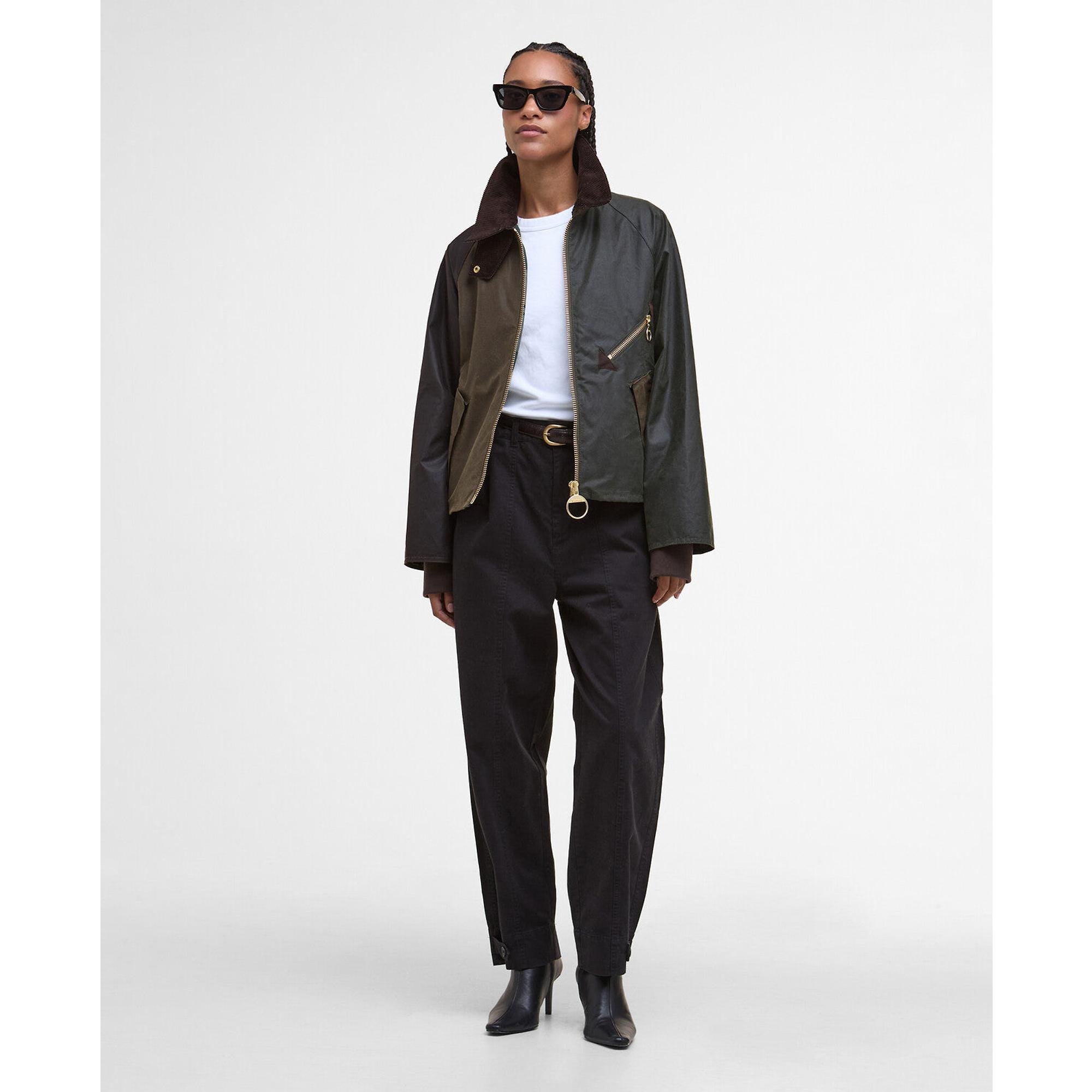 Product image 3 of 10 of Barbour Women's Arlene Wax Jacket - Beech/Ancient Tartan