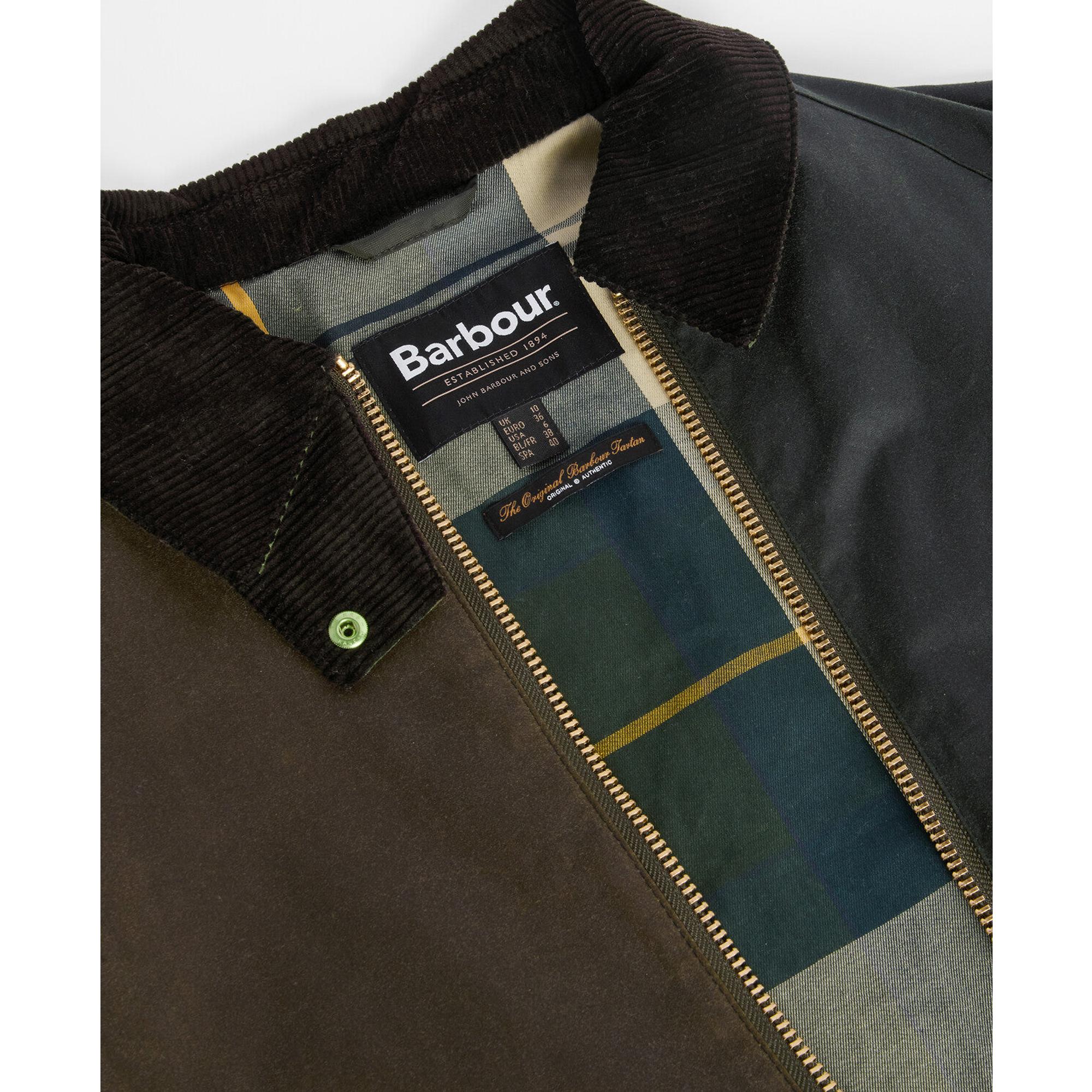 Product image 10 of 10 of Barbour Women's Arlene Wax Jacket - Beech/Ancient Tartan