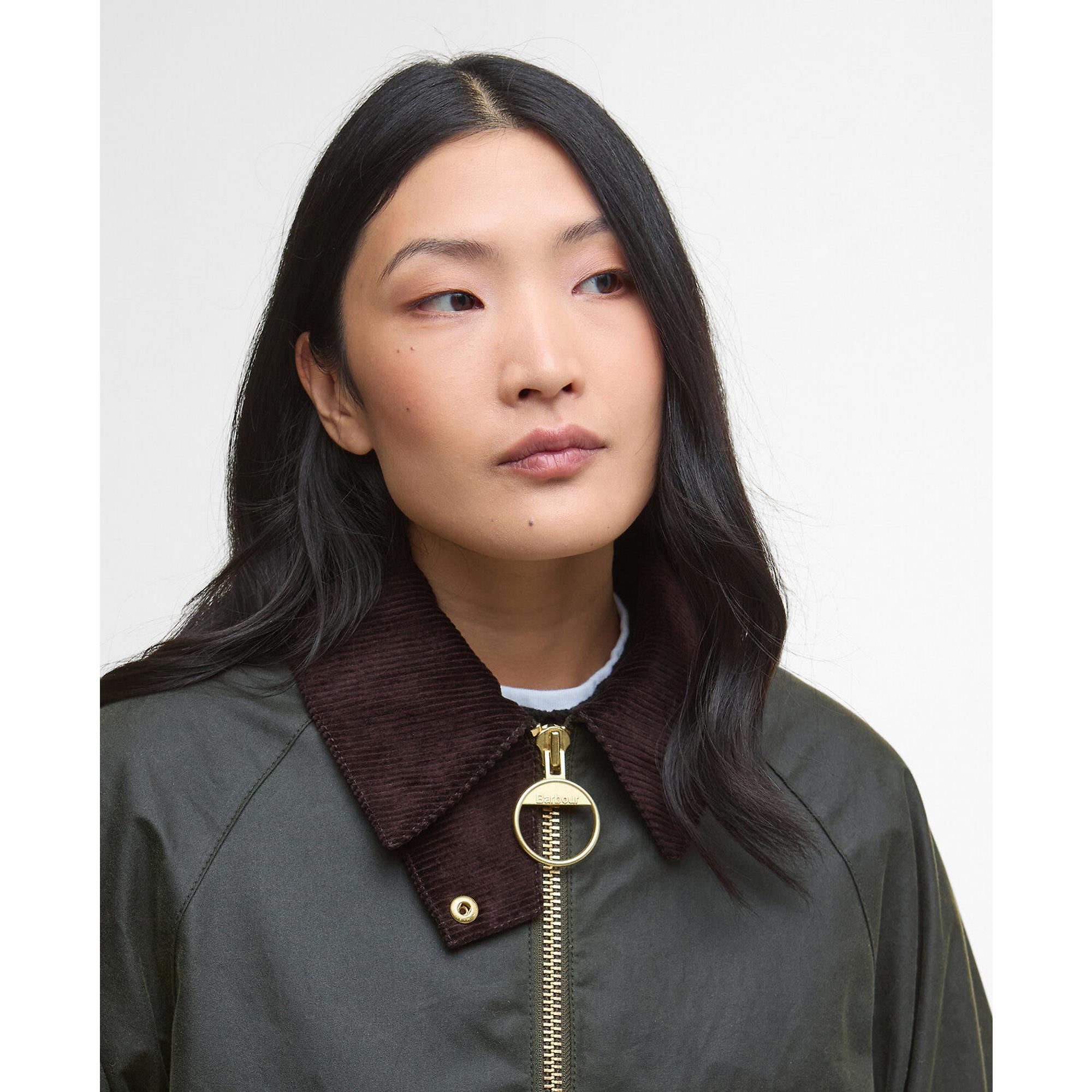 Product image 5 of 8 of Barbour Women's Luella Wax Jacket - Fern/Ancient Tartan