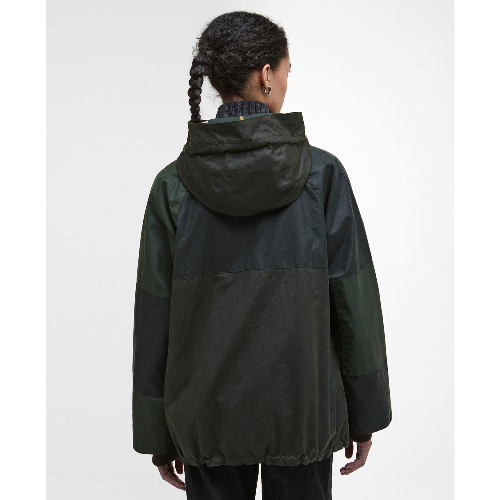 Product image 4 of 8 of Barbour Women's Keeley Wax Jacket - Fern/Sage/Duffle Bag/Ancient Tartan
