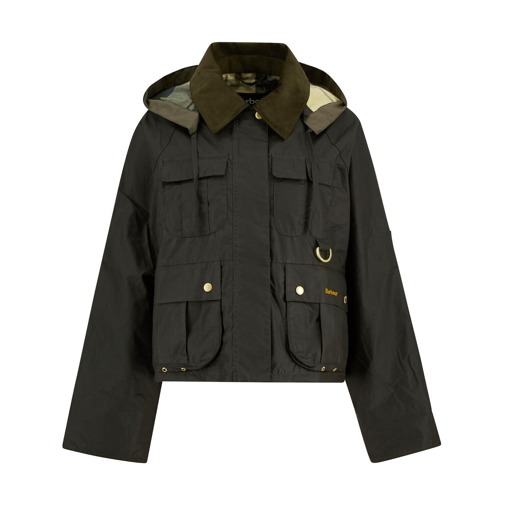 Product image 1 of 6 of Barbour Women's Liza Wax Jacket - Fern/Ancient