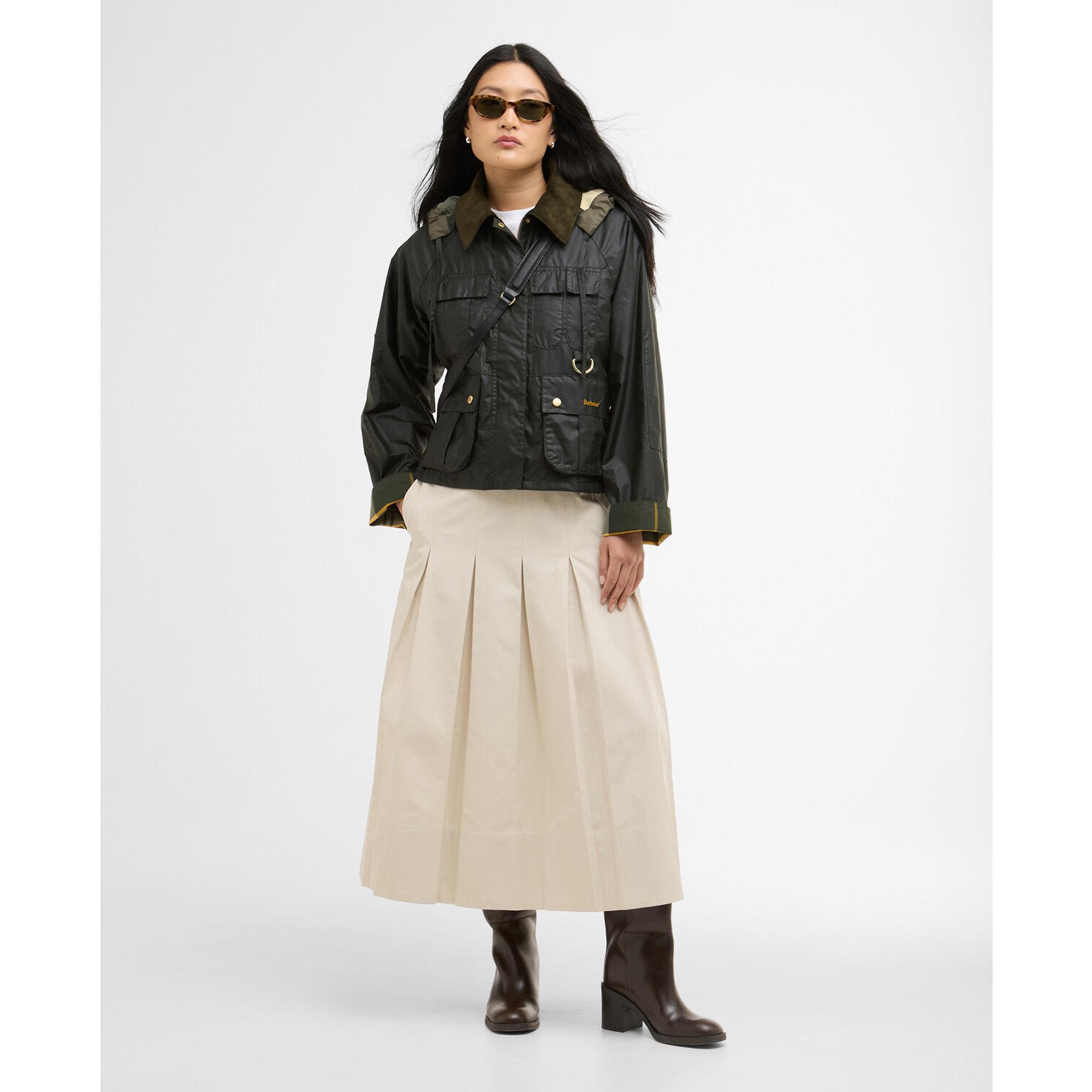 Product image 3 of 6 of Barbour Women's Liza Wax Jacket - Fern/Ancient