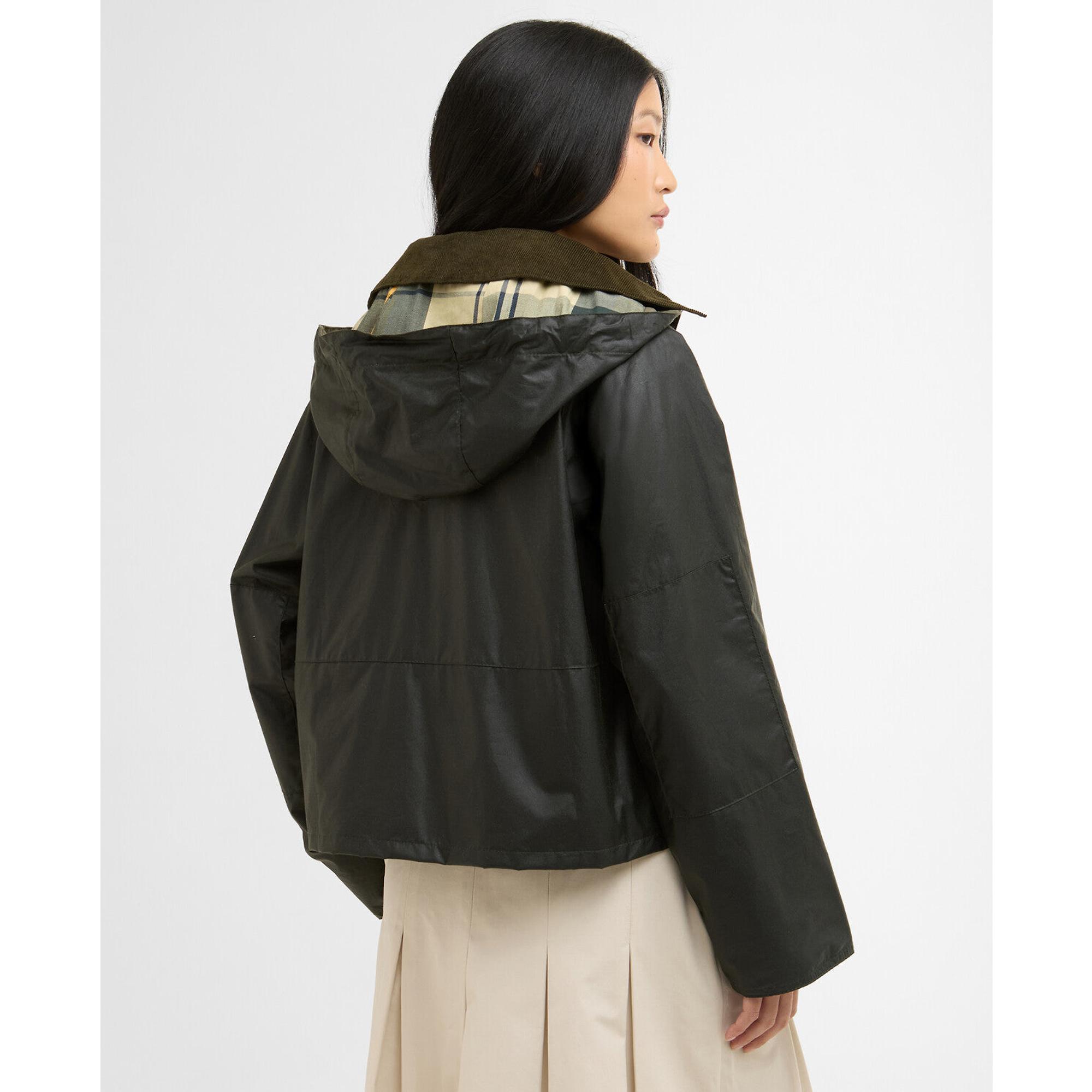 Product image 4 of 6 of Barbour Women's Liza Wax Jacket - Fern/Ancient