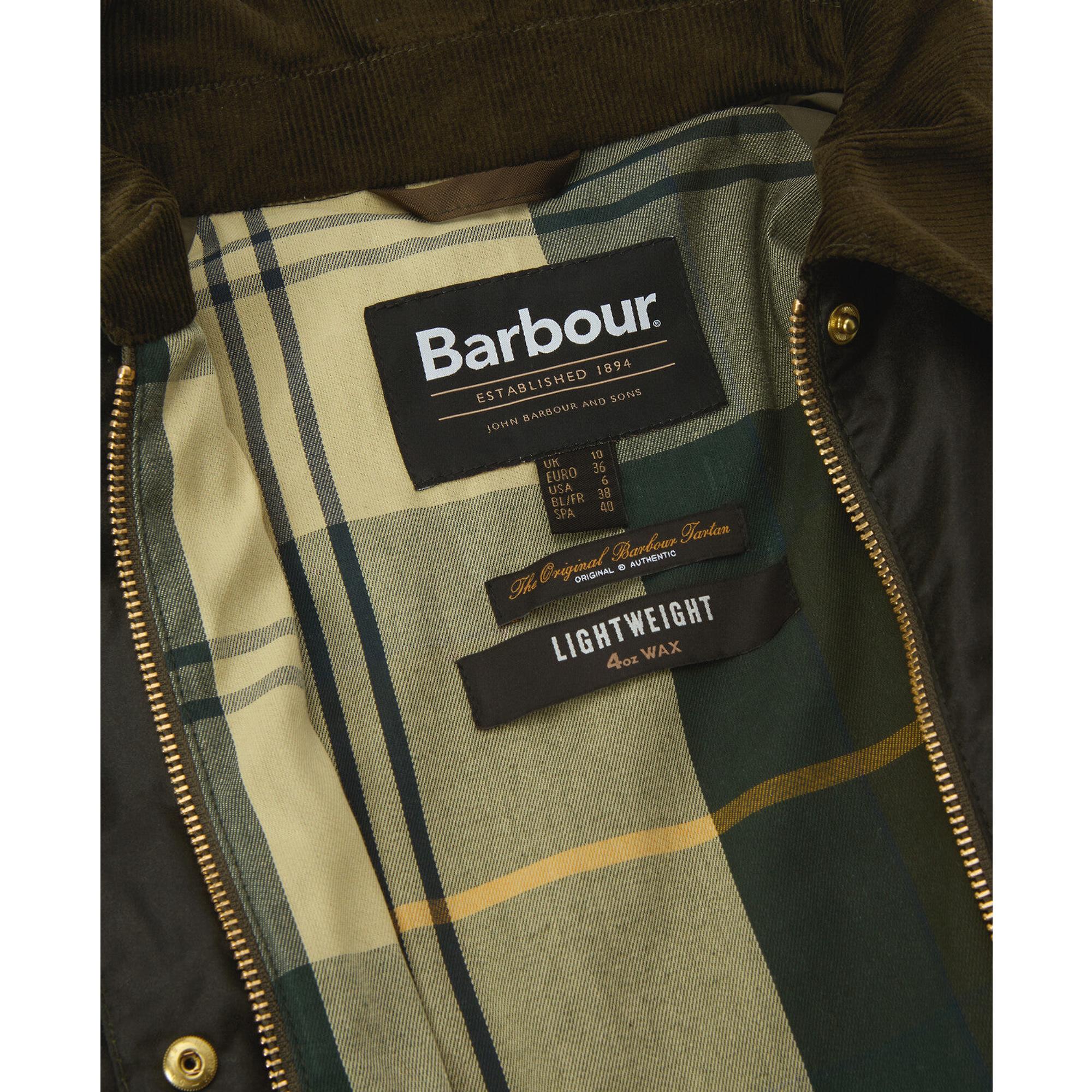 Product image 6 of 6 of Barbour Women's Liza Wax Jacket - Fern/Ancient