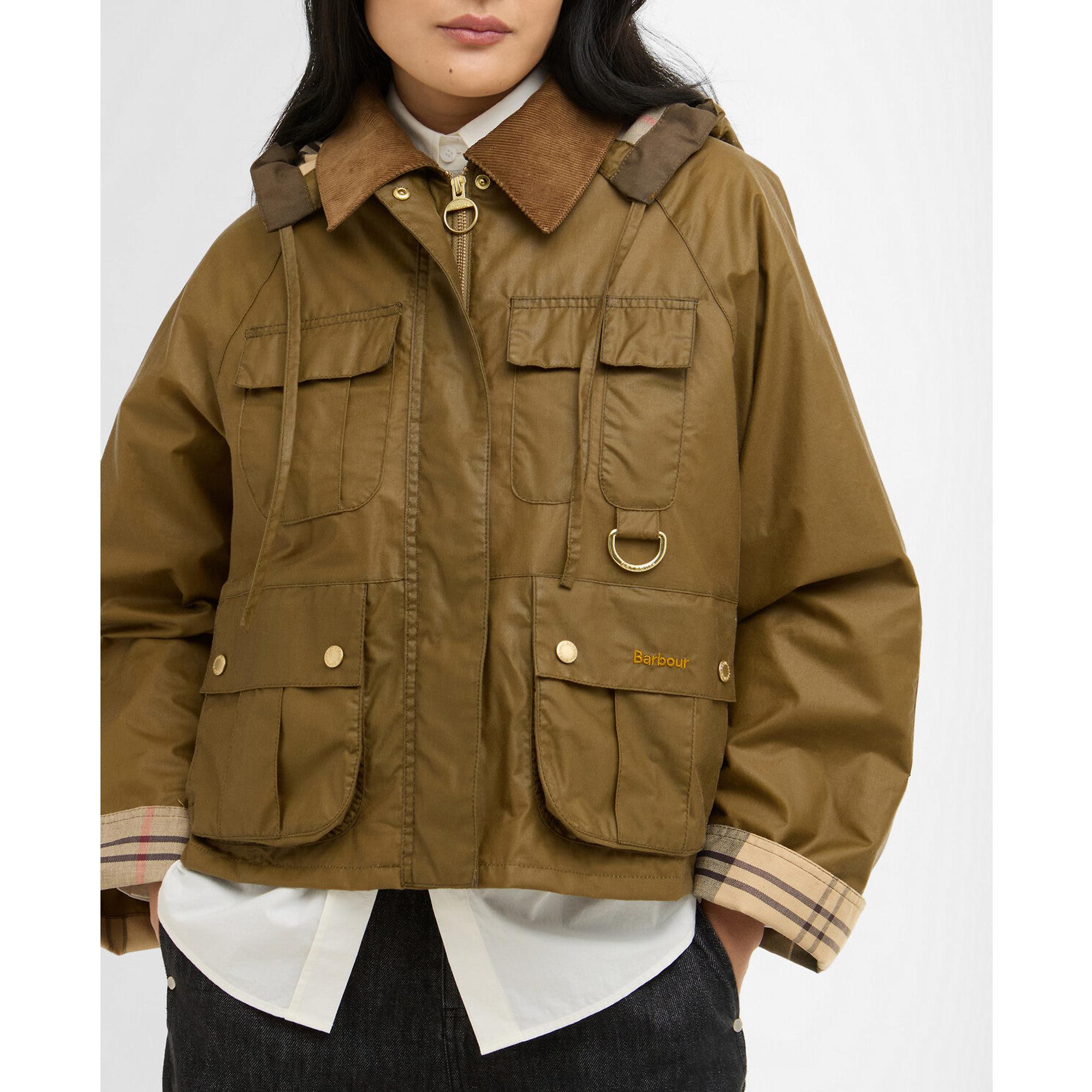 Product image 5 of 6 of Barbour Women's Liza Wax Jacket - Sand/Dress