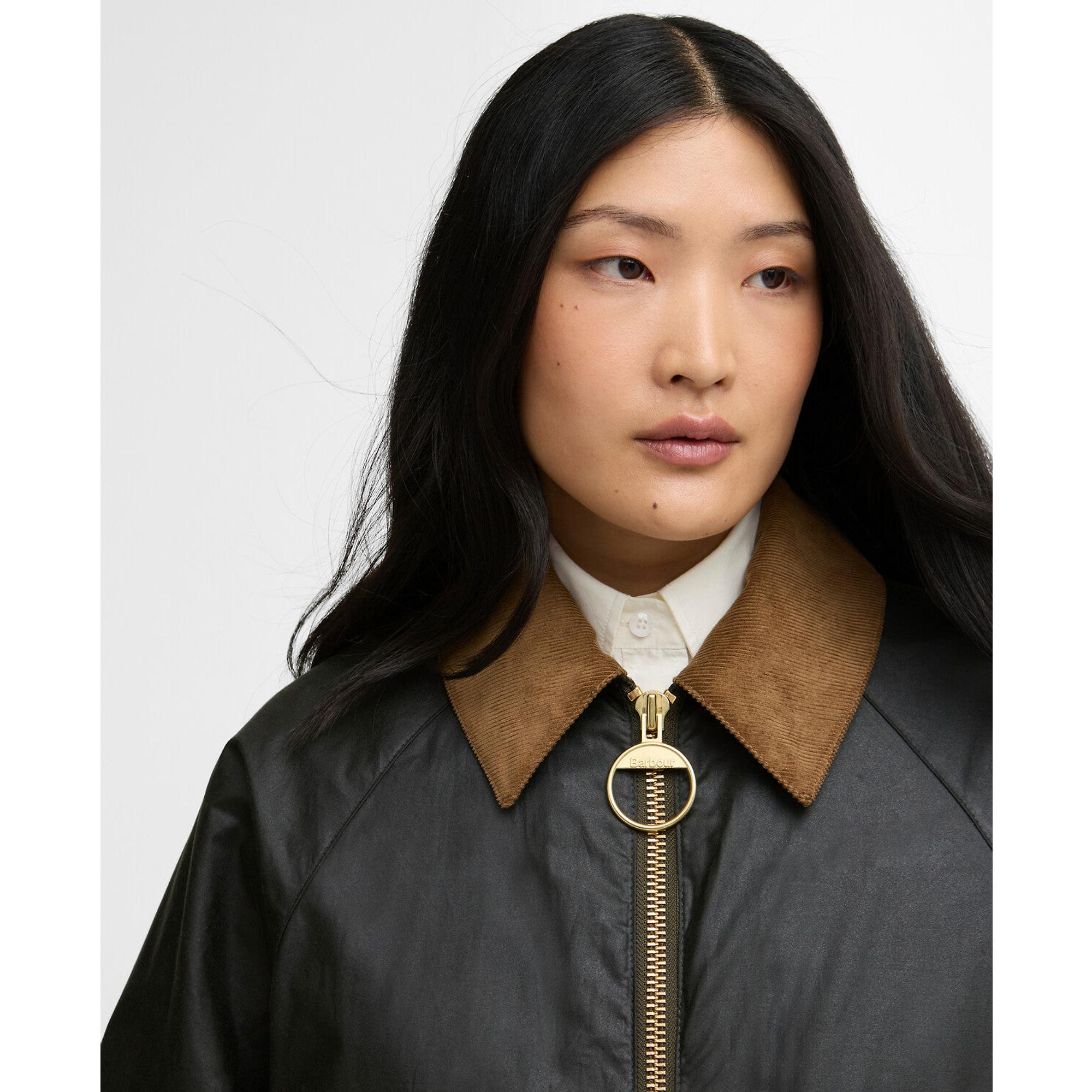 Product image 6 of 8 of Barbour Women's Marron Wax Jacket - Fern/Ancient