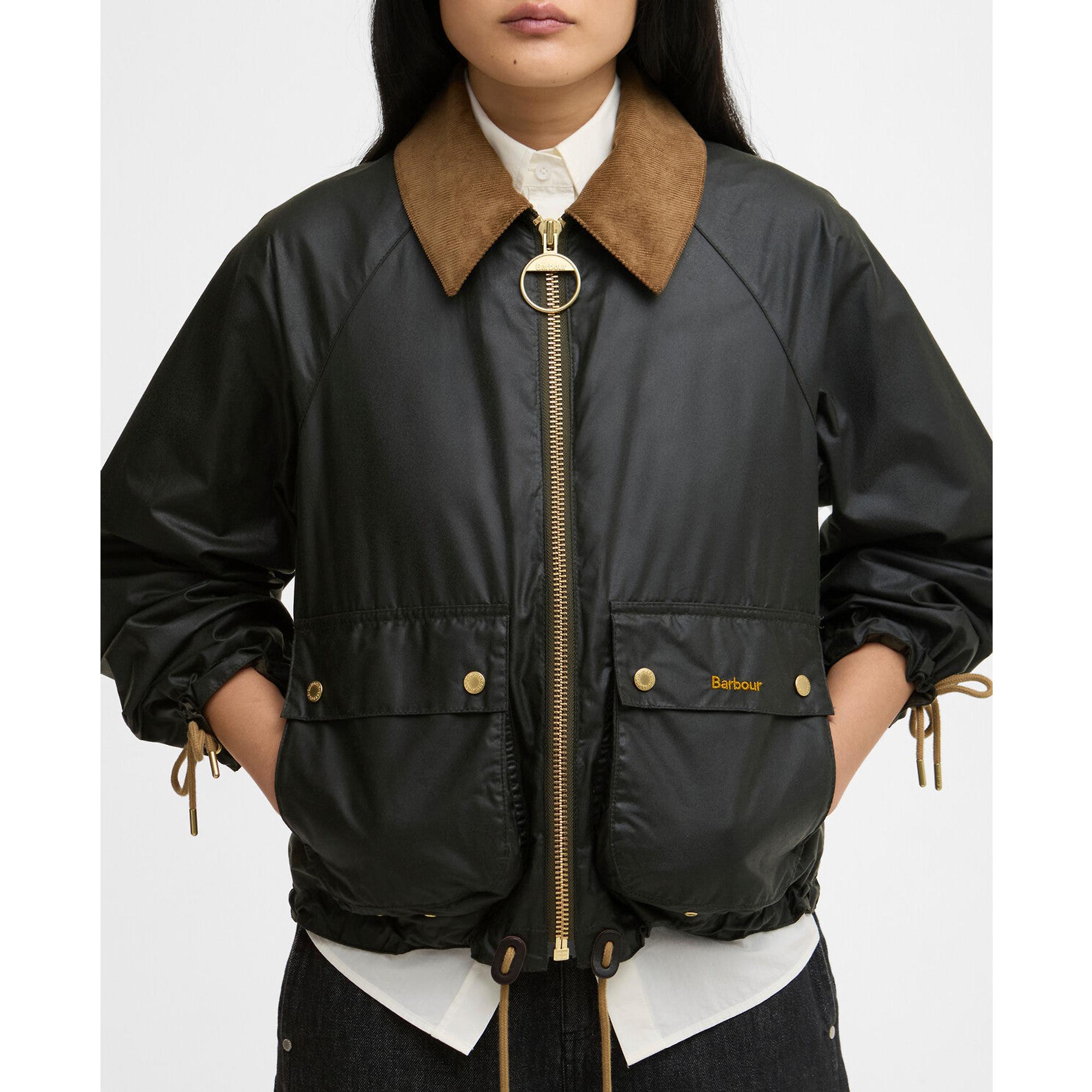 Product image 7 of 8 of Barbour Women's Marron Wax Jacket - Fern/Ancient