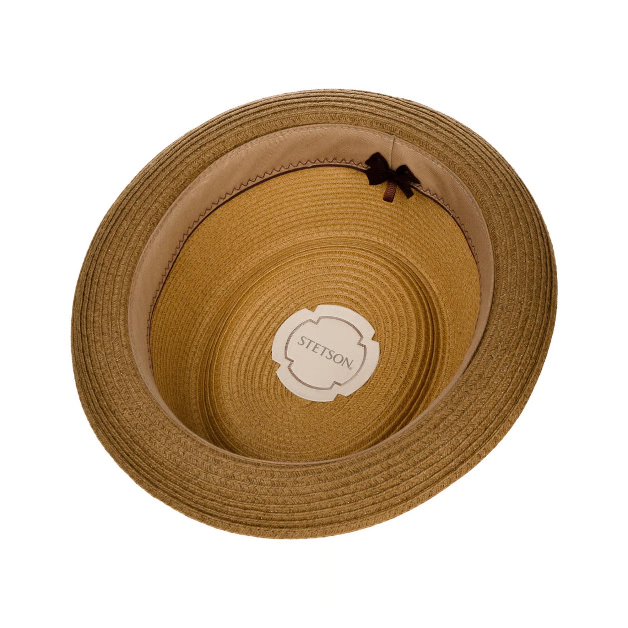 Product image 3 of 5 of Stetson Licano Toyo Pork Pie Straw Hat - Brown