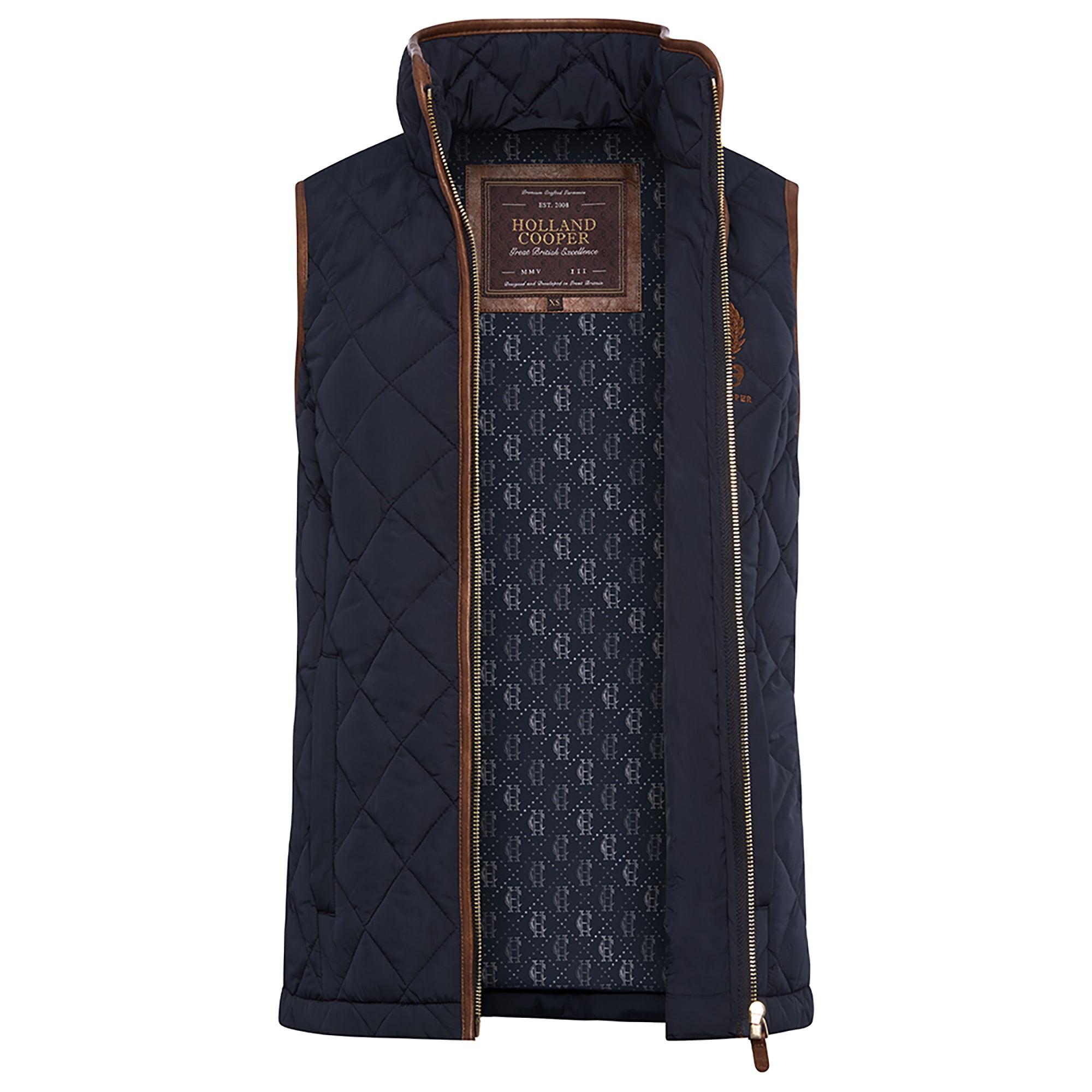 Product image 8 of 10 of Holland Cooper Women's Lightweight Country Gilet - Ink Navy