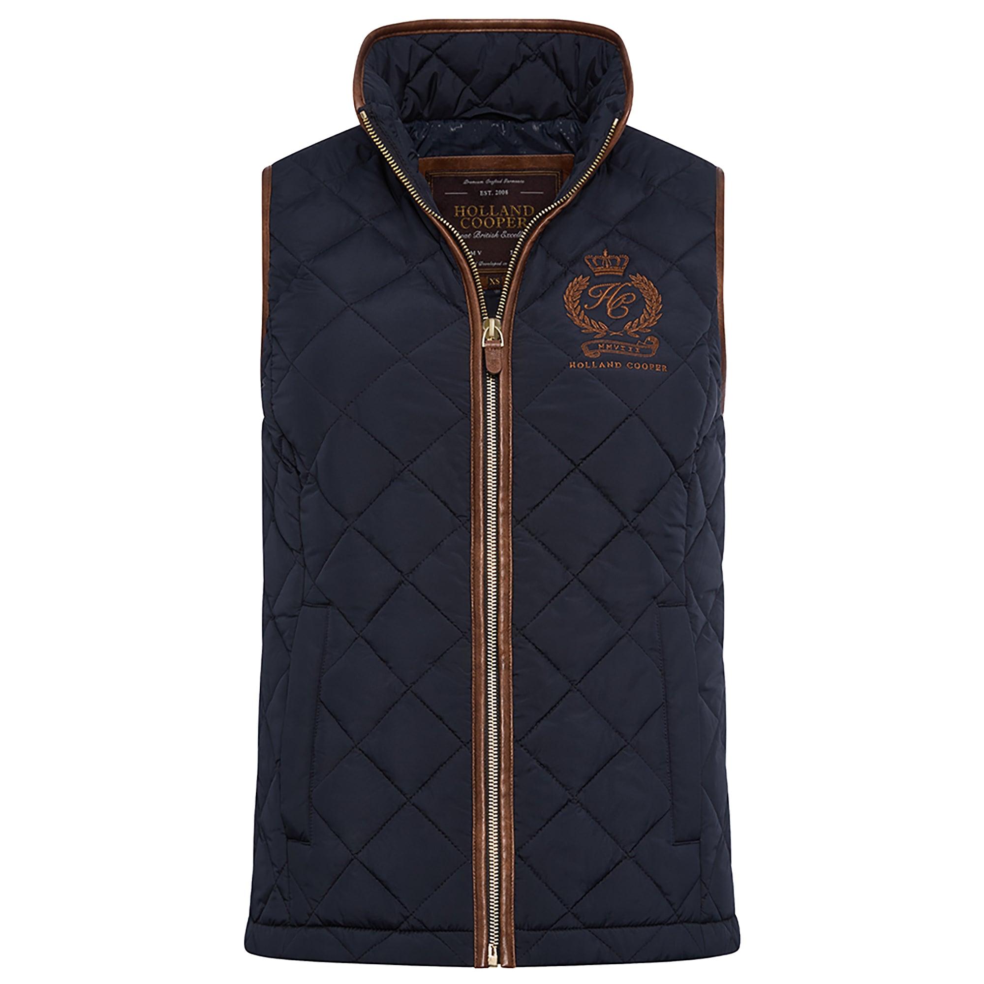 Product image 1 of 10 of Holland Cooper Women's Lightweight Country Gilet - Ink Navy