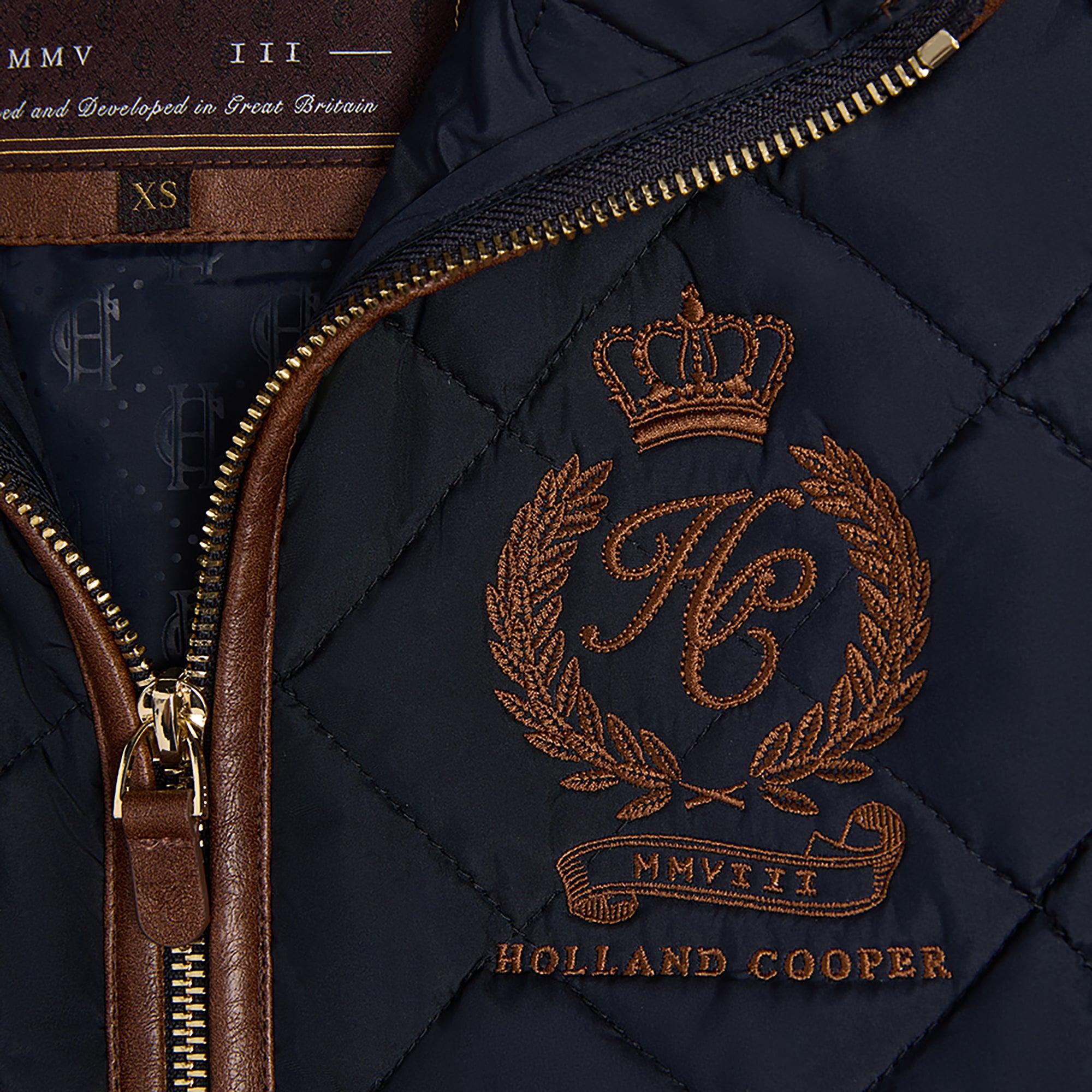 Product image 10 of 10 of Holland Cooper Women's Lightweight Country Gilet - Ink Navy