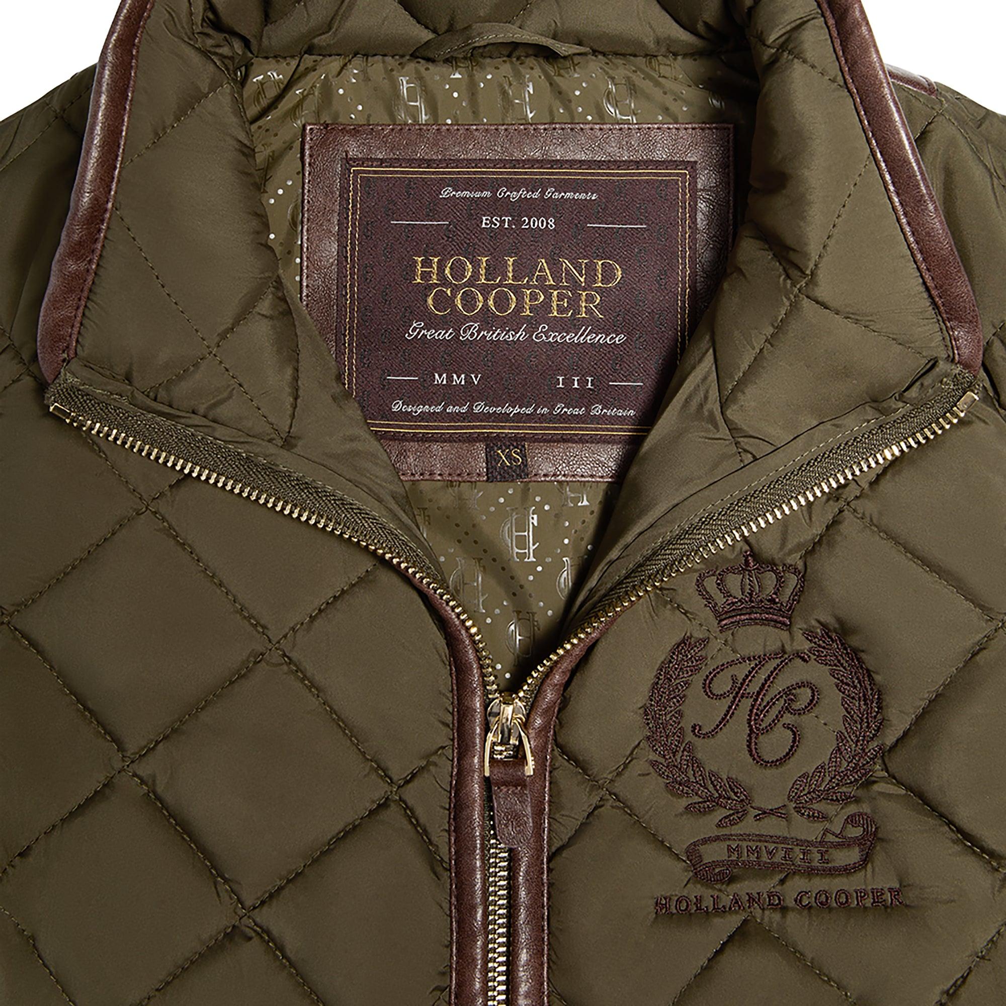 Product image 8 of 9 of Holland Cooper Women's Lightweight Country Gilet - Khaki