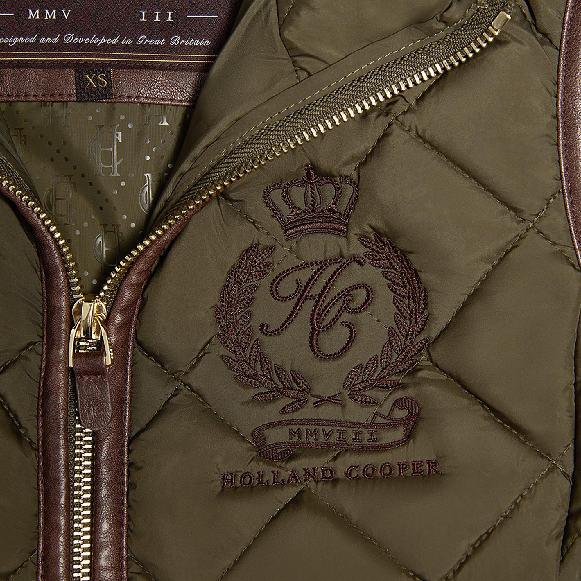 Product image 9 of 9 of Holland Cooper Women's Lightweight Country Gilet - Khaki