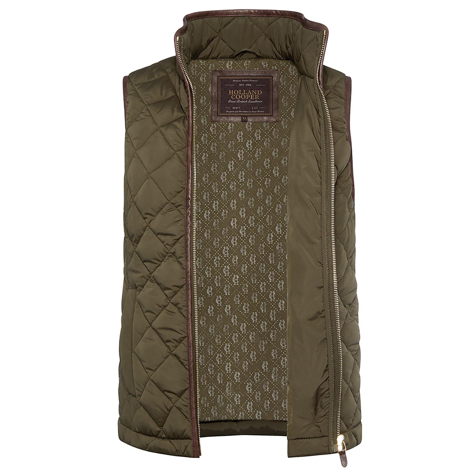 Product image 7 of 9 of Holland Cooper Women's Lightweight Country Gilet - Khaki