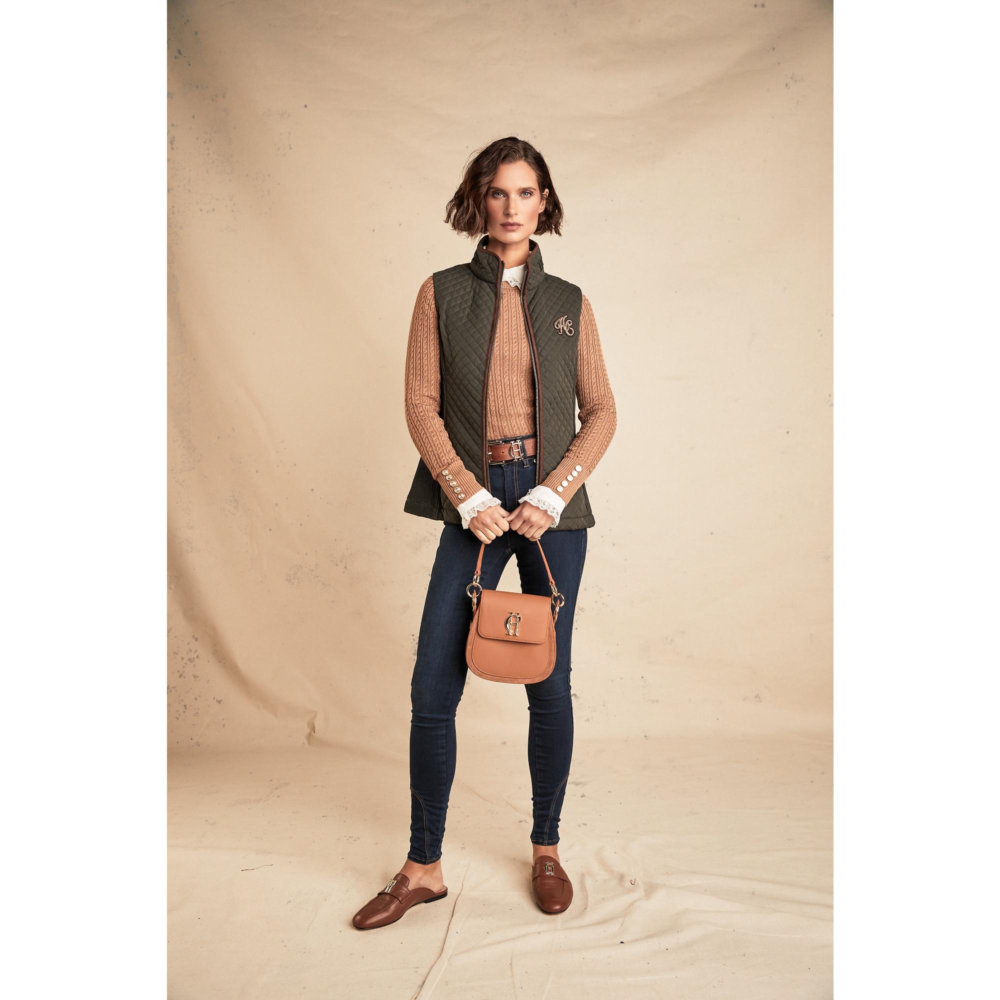 Product image 5 of 11 of Holland Cooper Women's Cambridge Gilet - Dark Olive