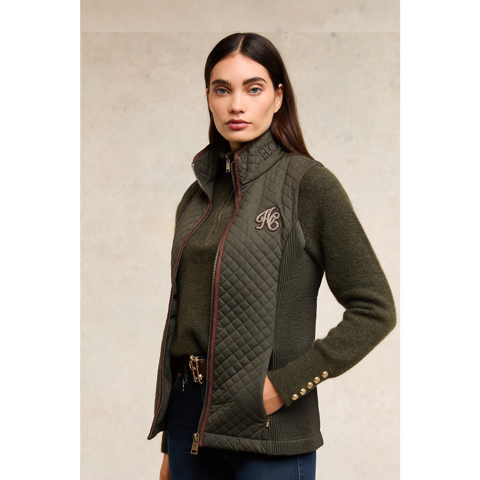 Product image 7 of 11 of Holland Cooper Women's Cambridge Gilet - Dark Olive