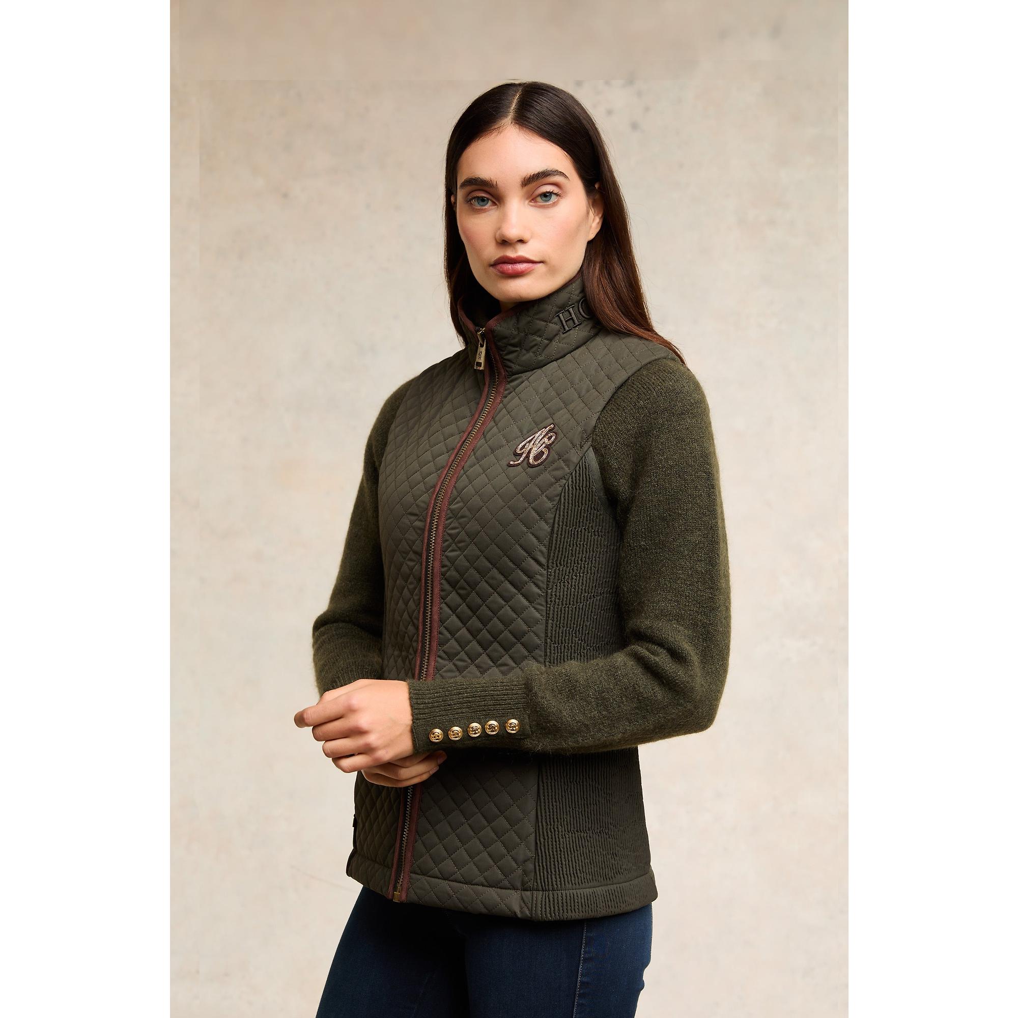 Product image 10 of 11 of Holland Cooper Women's Cambridge Gilet - Dark Olive