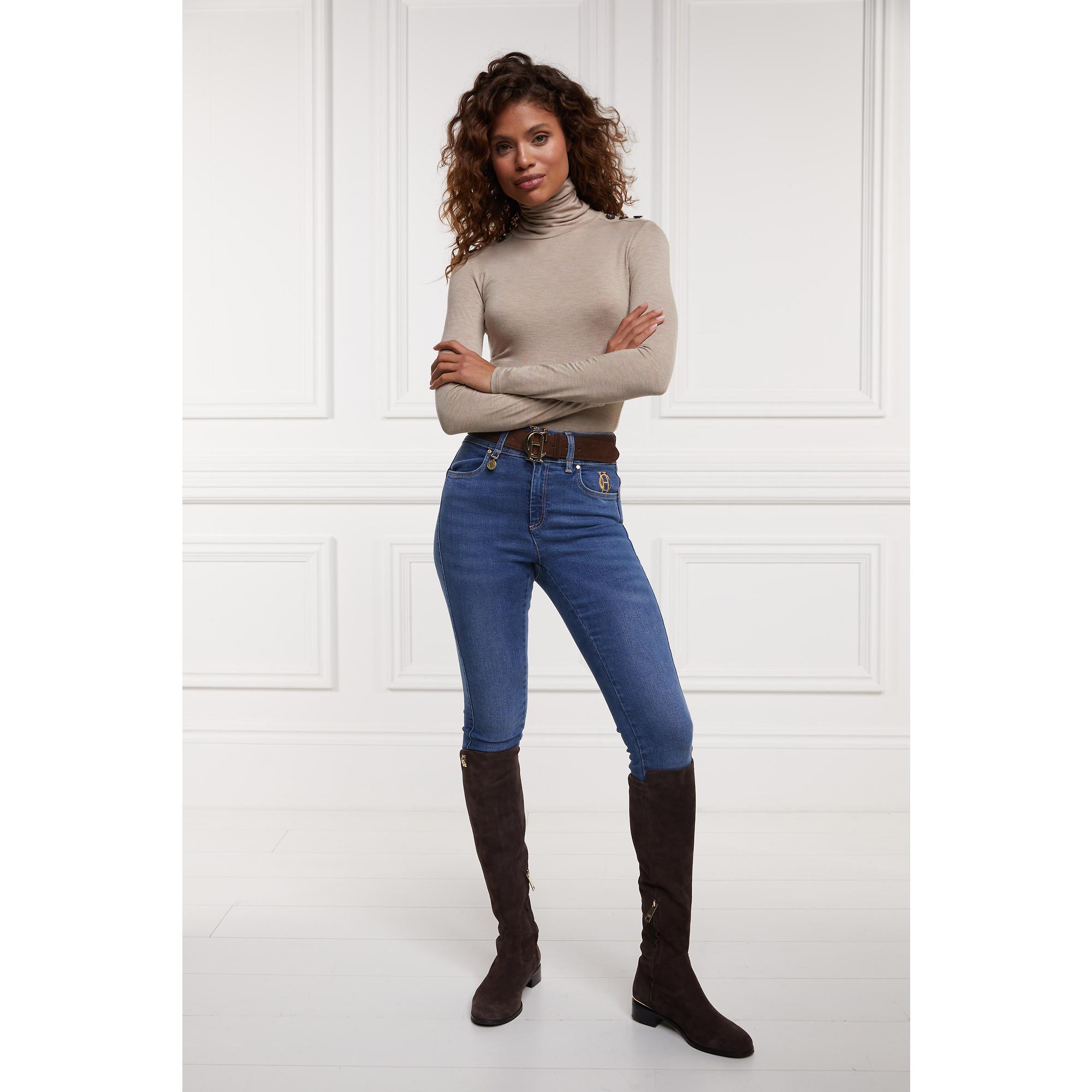 Product image 4 of 9 of Holland Cooper Women's Essential Roll Neck - Oatmeal