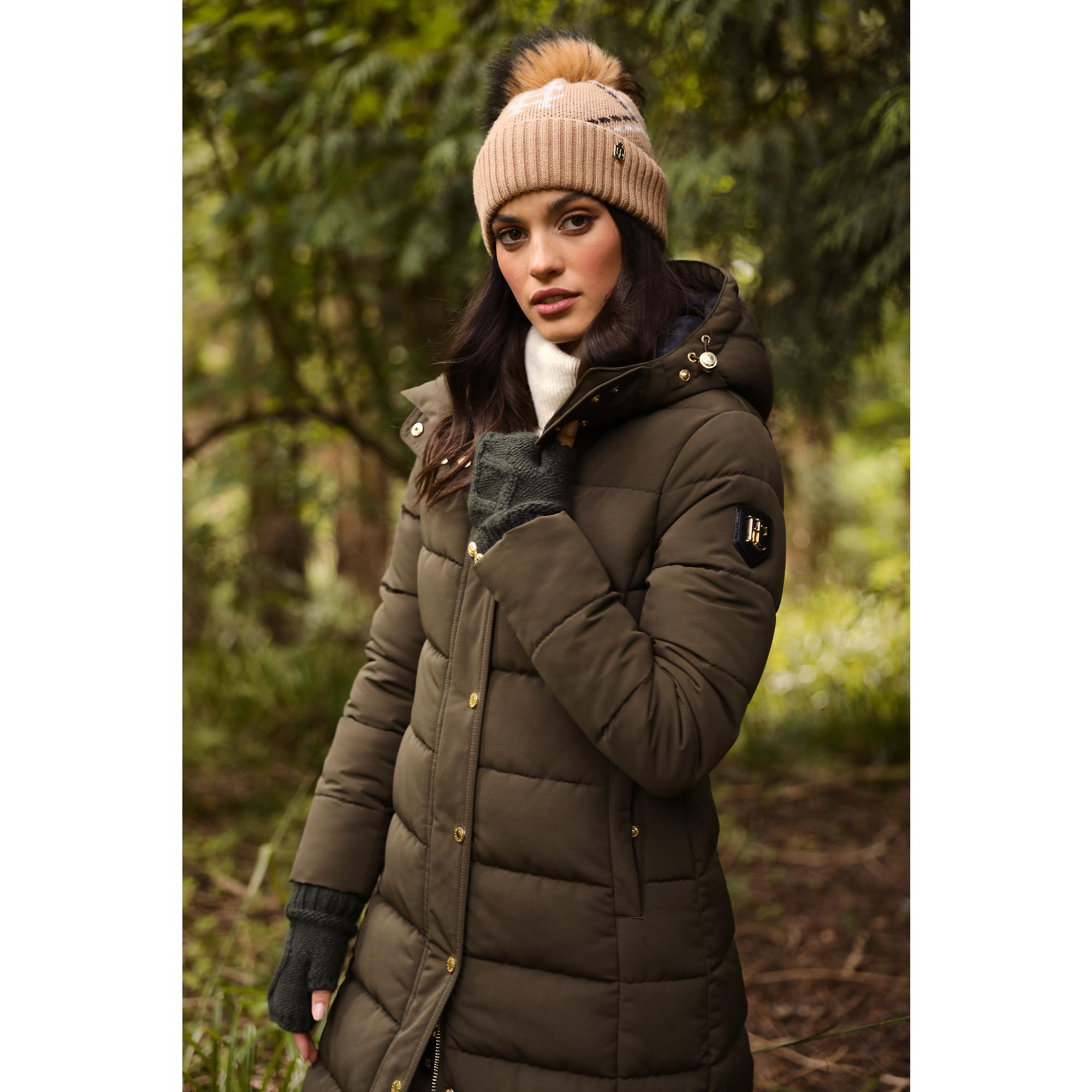 Product image 5 of 6 of Holland Cooper Women's Cortina Fingerless Gloves - Fern Green