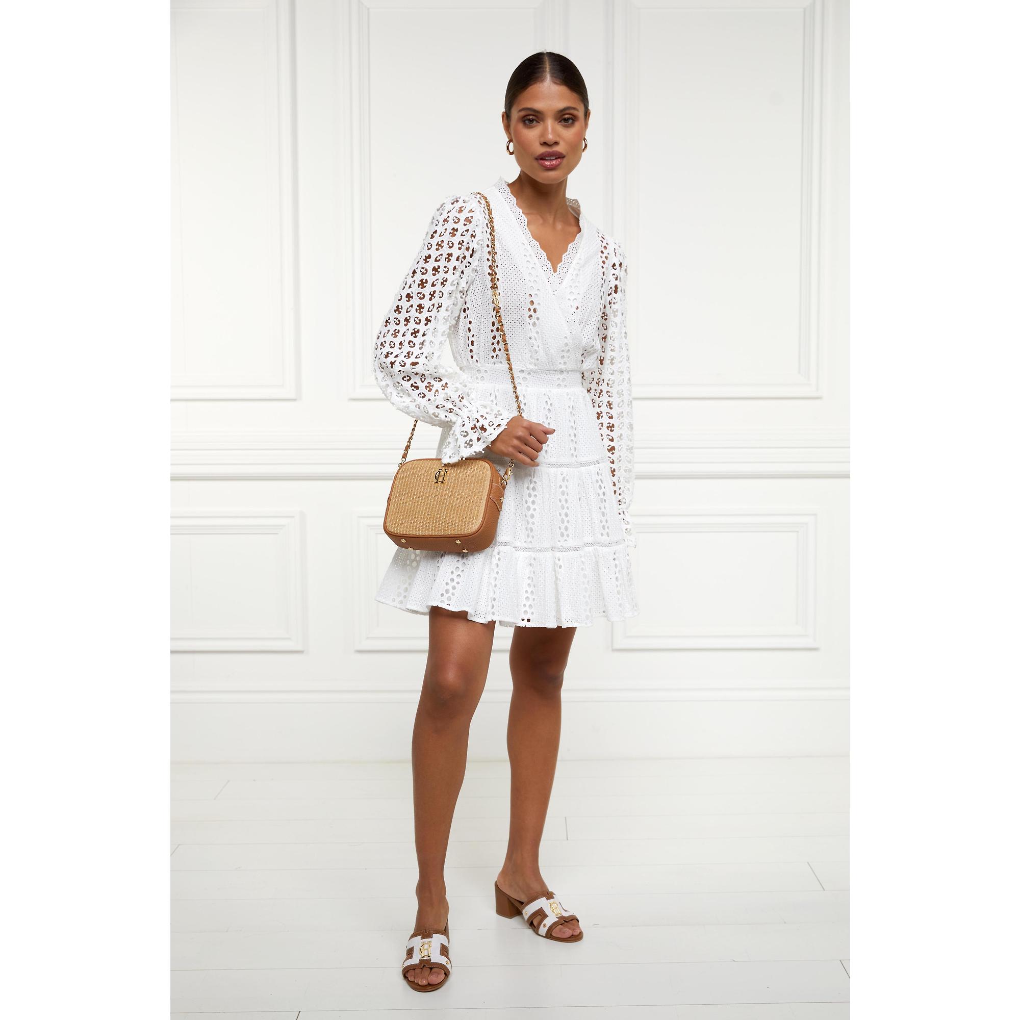 Product image 7 of 12 of Holland Cooper Women's Soho Camera Bag - Tan Raffia