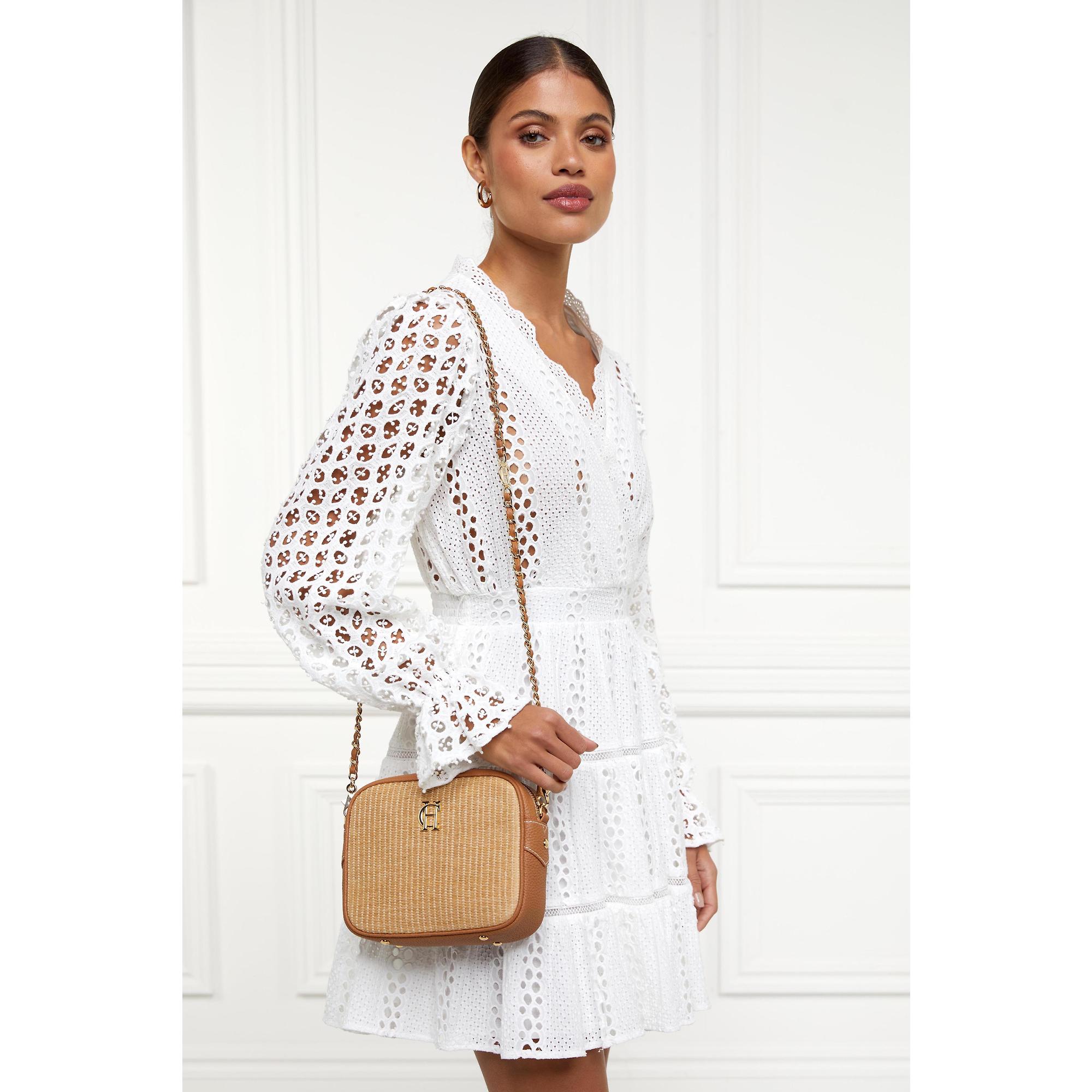 Product image 8 of 12 of Holland Cooper Women's Soho Camera Bag - Tan Raffia