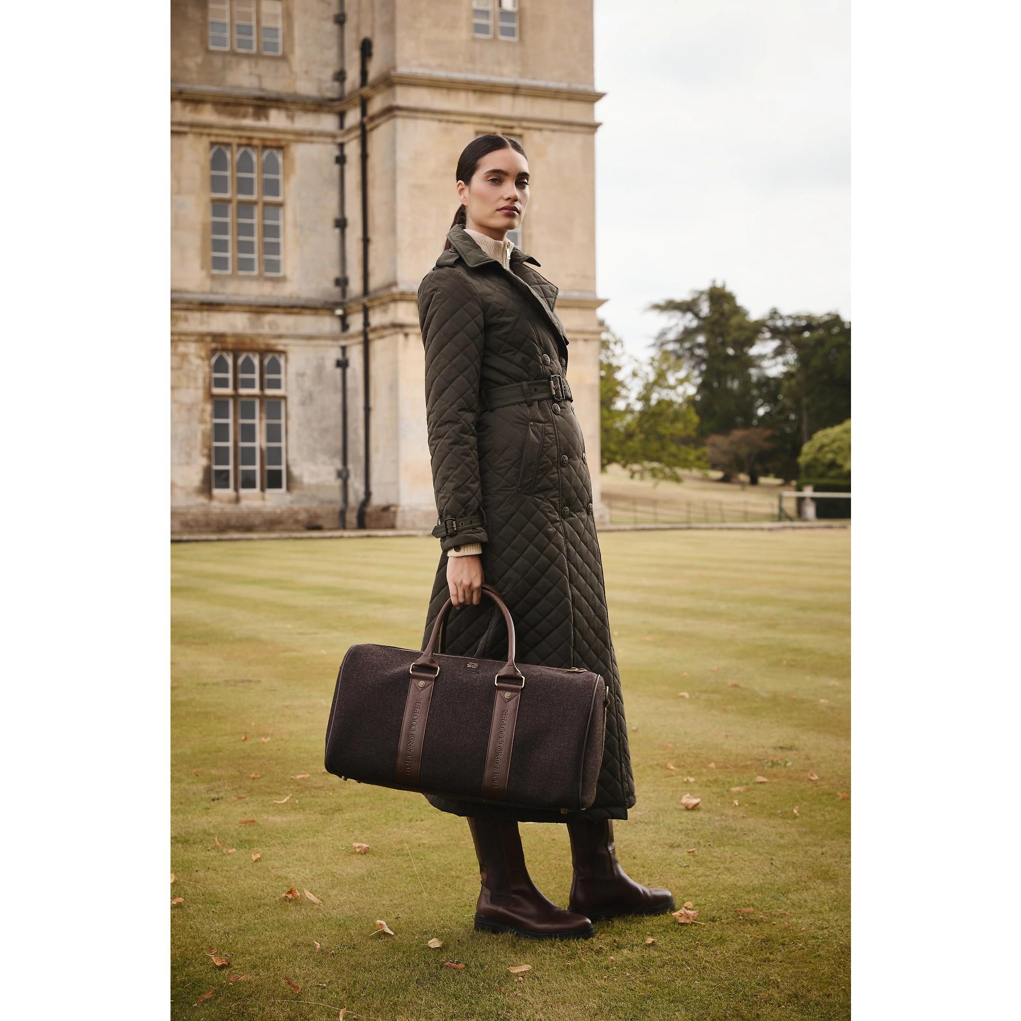 Product image 9 of 9 of Holland Cooper Regency Holdall - Brown Herringbone
