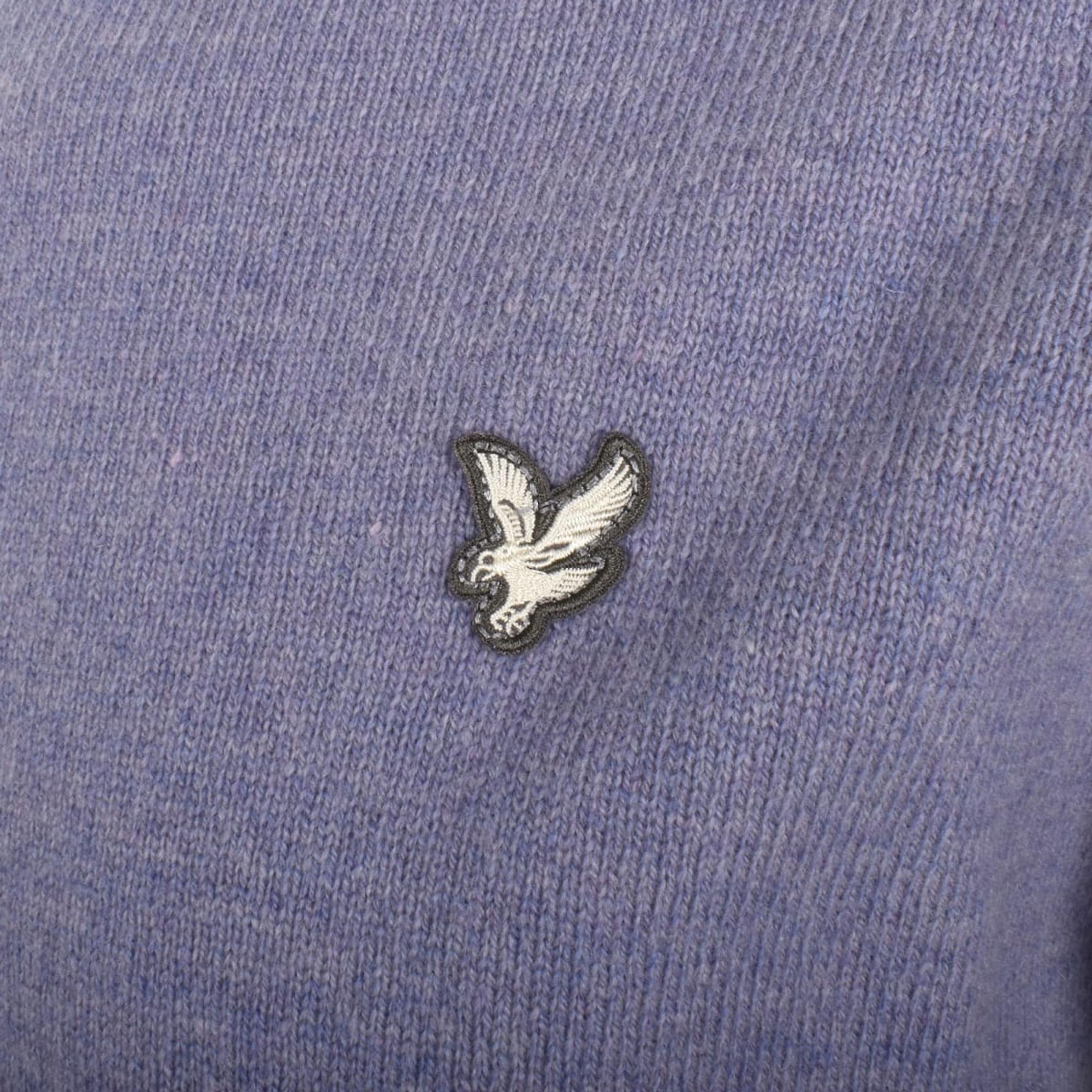 Product image 2 of 2 of Lyle & Scott Men's Premium Lambswool Crew Neck Jumper - Factory Blue