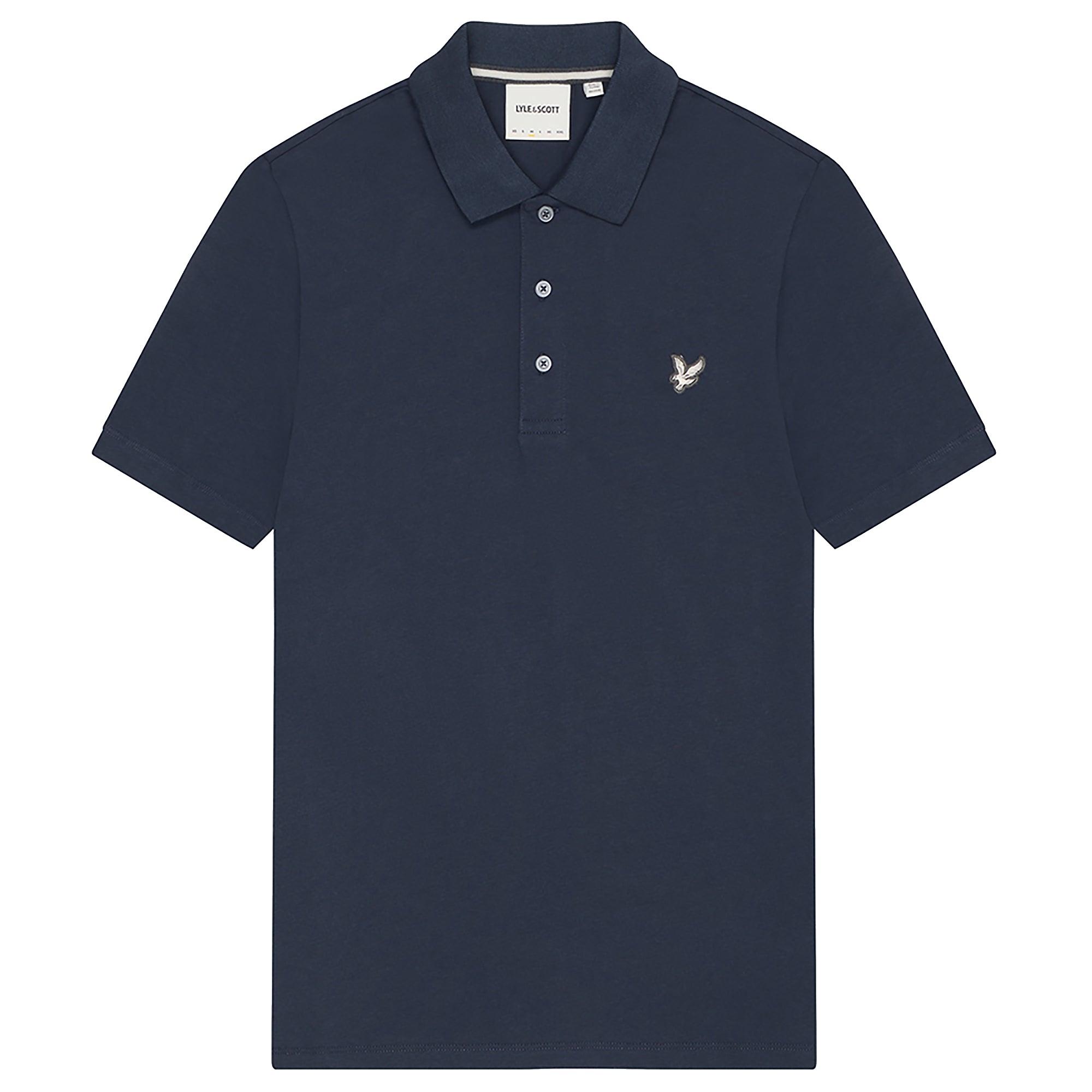 Product image 1 of 5 of Lyle & Scott Men's Cotton Polo Shirt - Midnight Navy
