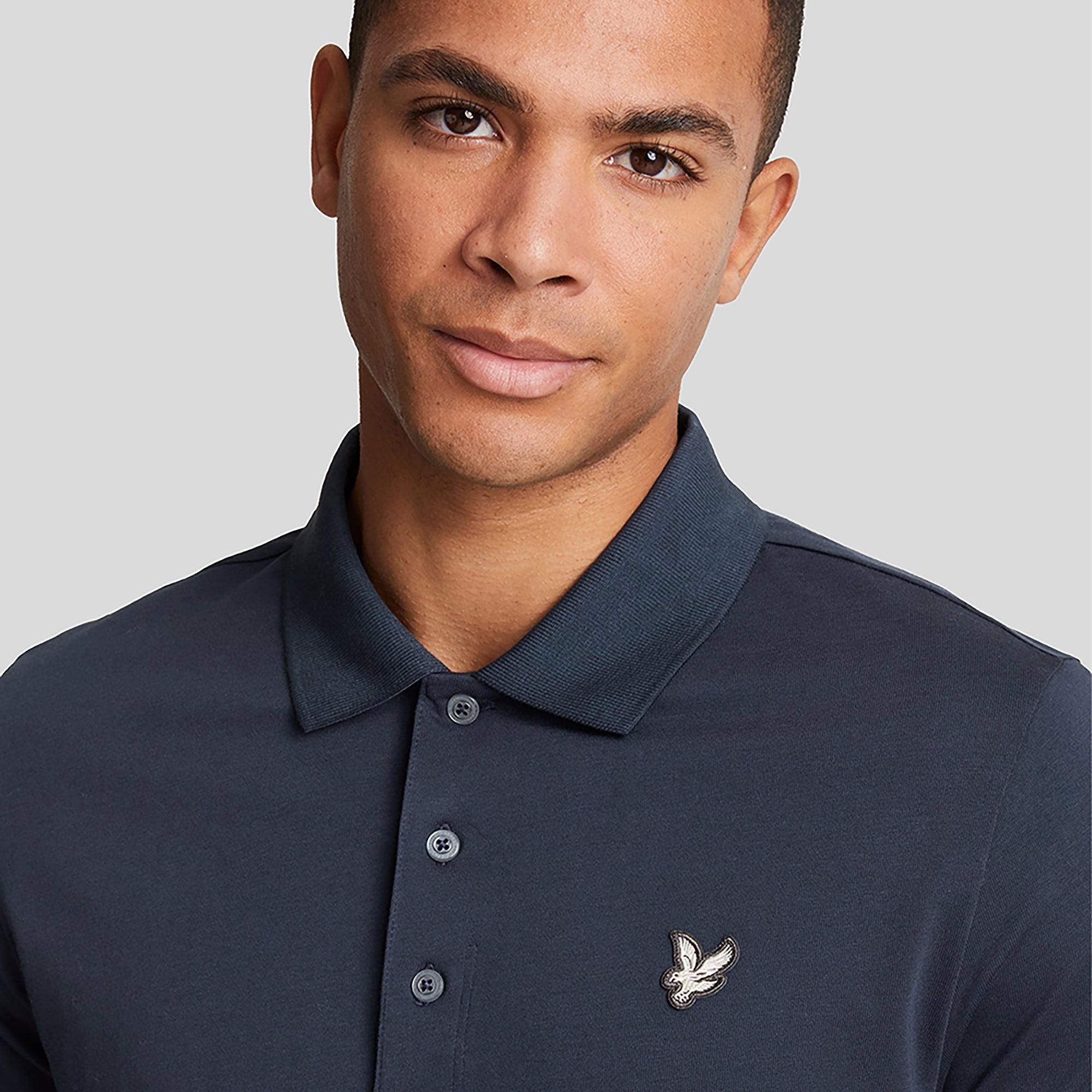 Product image 5 of 5 of Lyle & Scott Men's Cotton Polo Shirt - Midnight Navy