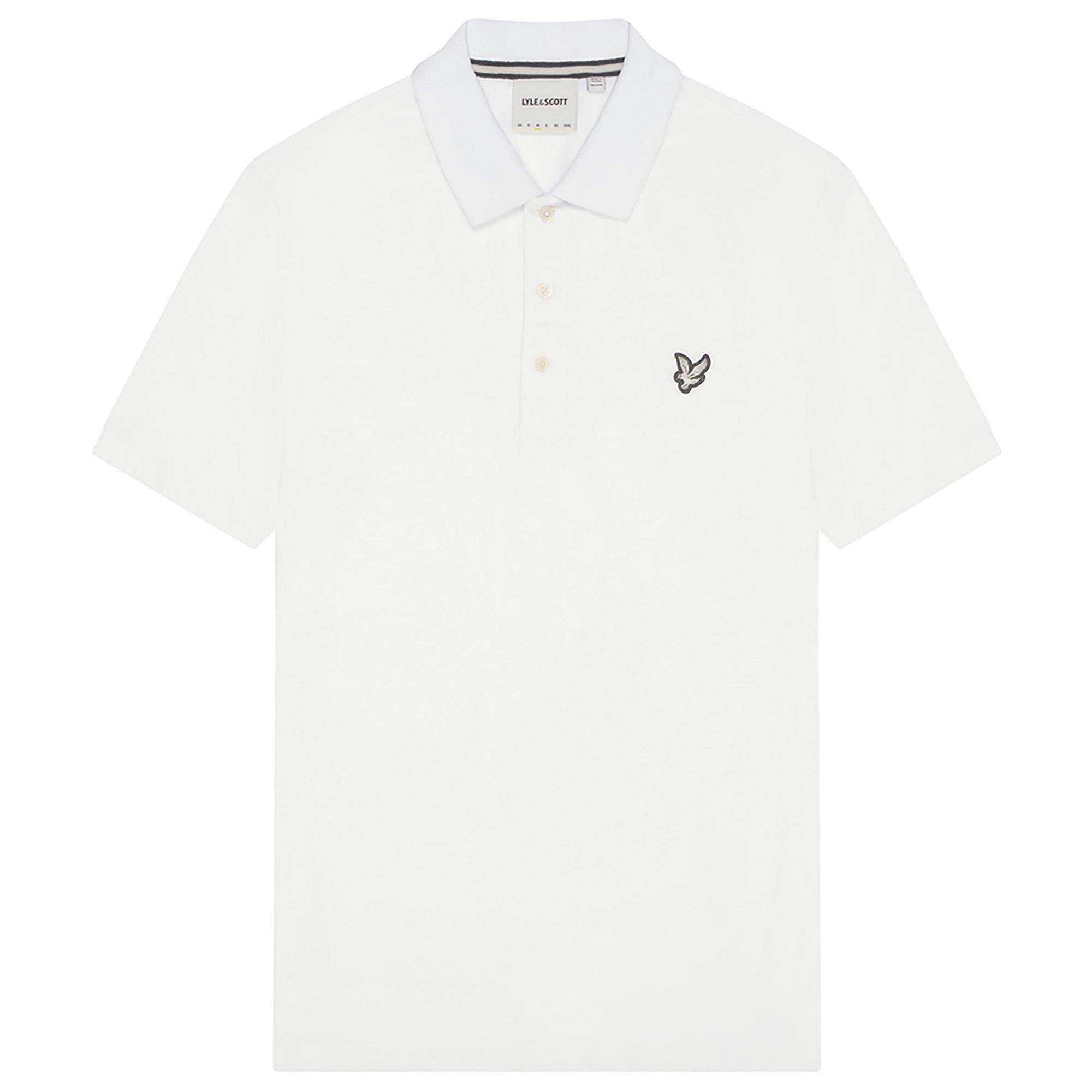 Product image 1 of 5 of Lyle & Scott Men's Cotton Polo Shirt - White