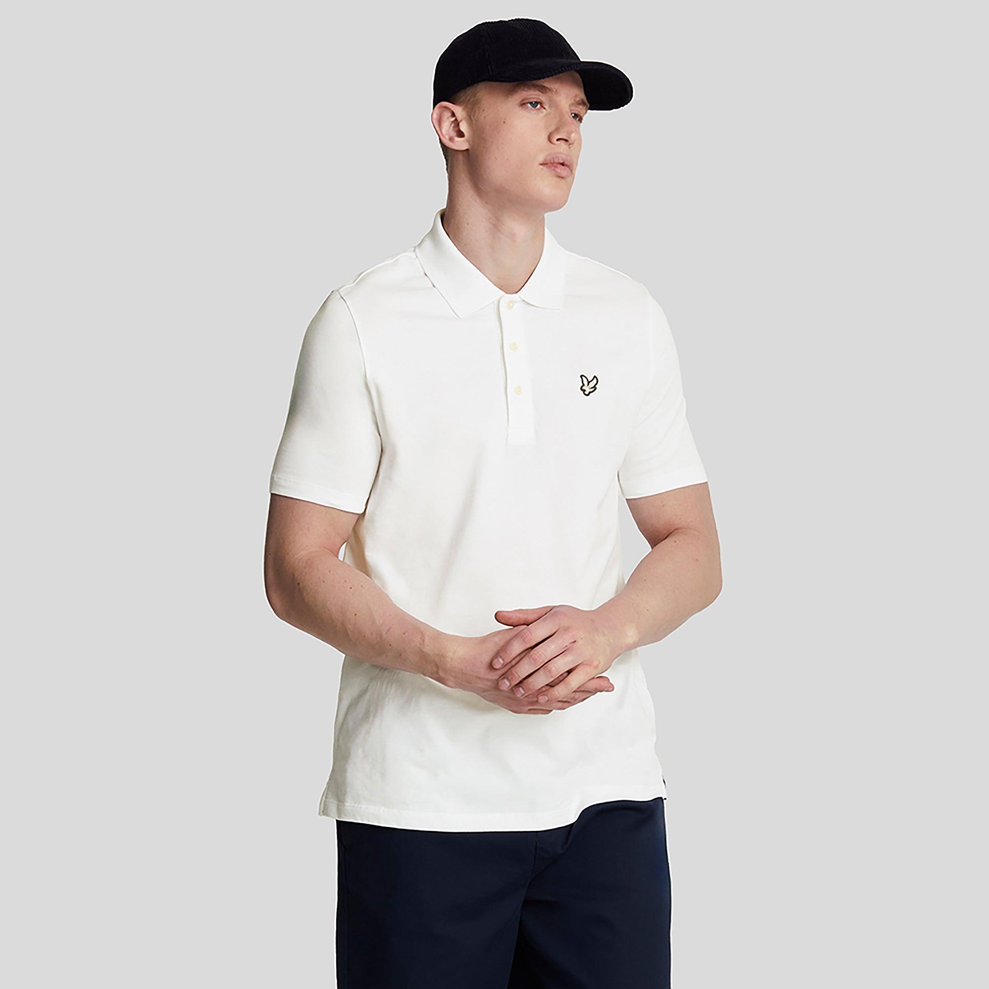 Product image 2 of 5 of Lyle & Scott Men's Cotton Polo Shirt - White