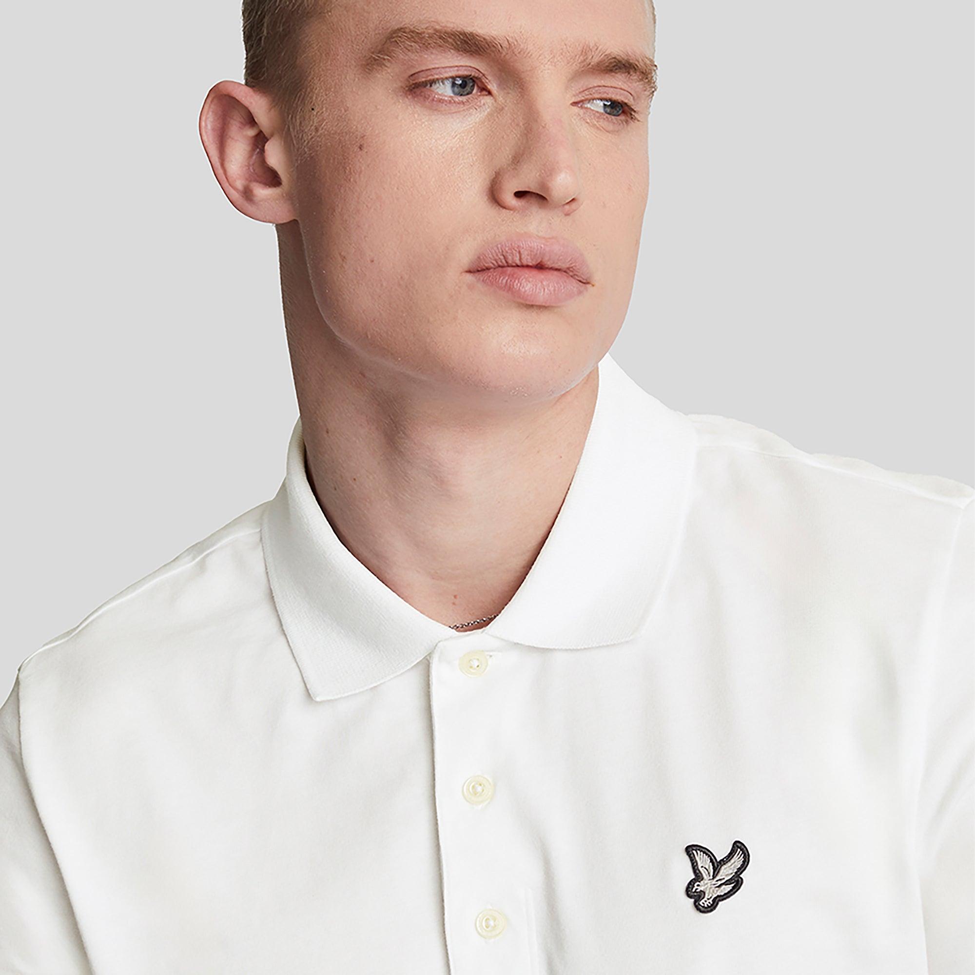 Product image 5 of 5 of Lyle & Scott Men's Cotton Polo Shirt - White