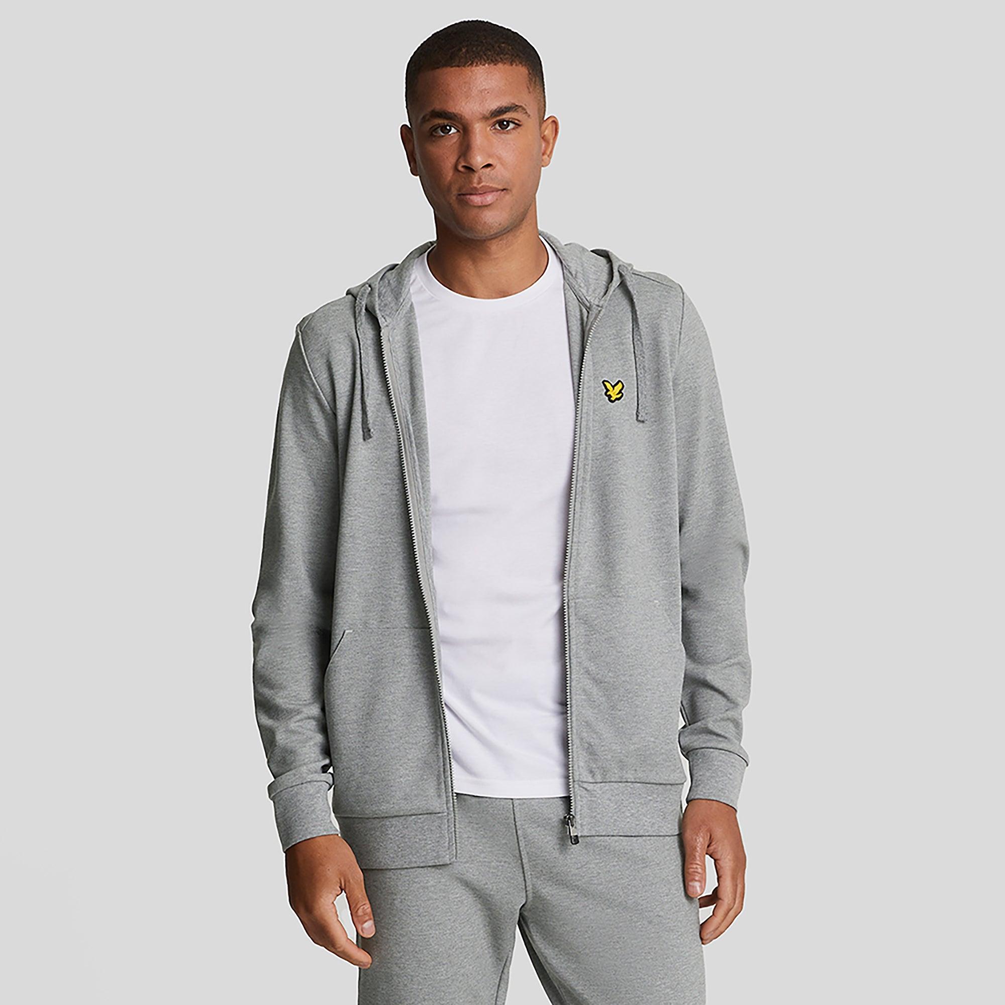 Product image 2 of 5 of Lyle & Scott Men's Sports Fly Fleece Trackies - Mid Grey Marl