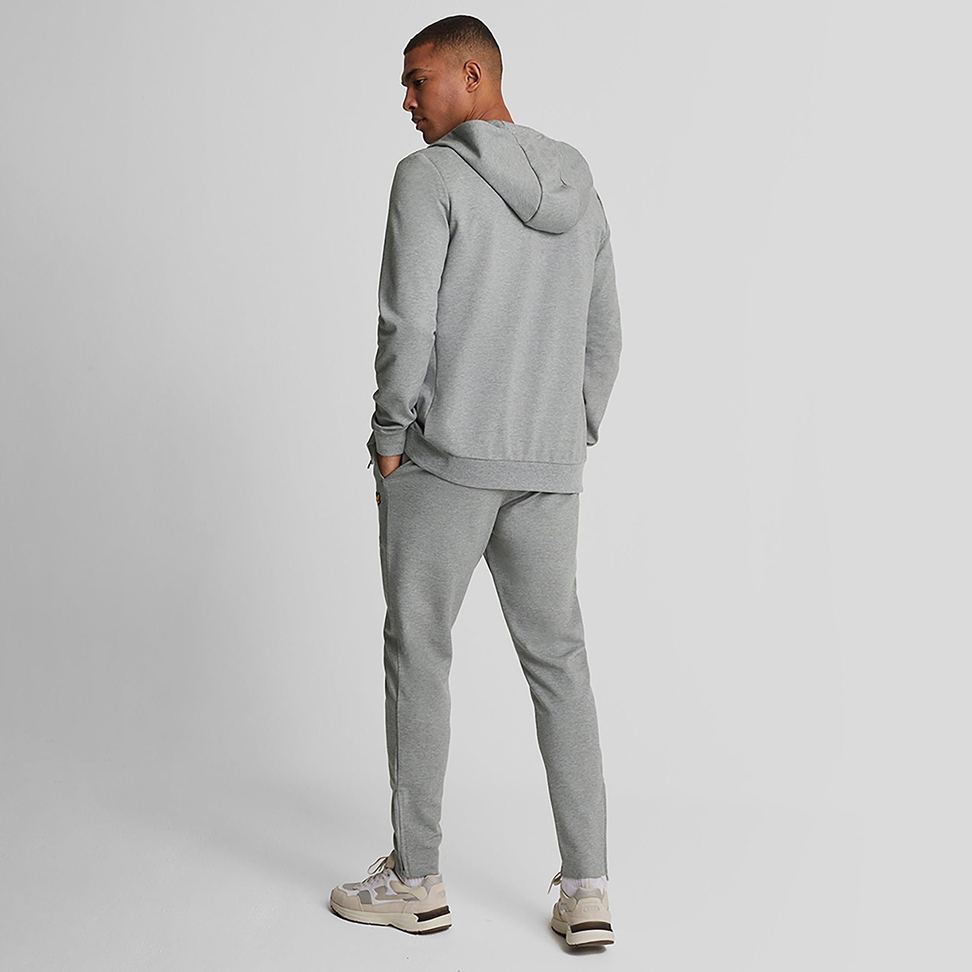 Product image 4 of 5 of Lyle & Scott Men's Sports Fly Fleece Trackies - Mid Grey Marl