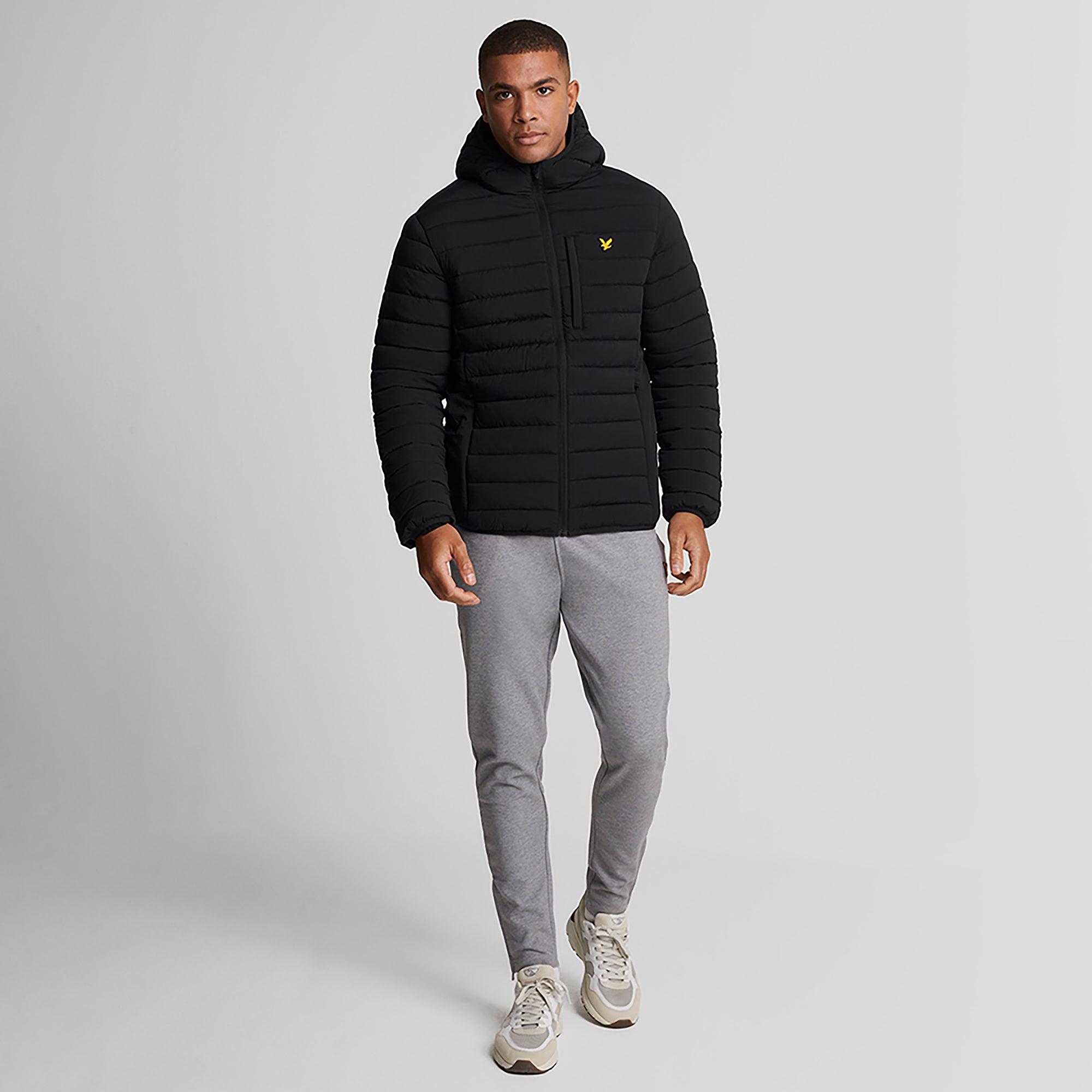 Product image 3 of 5 of Lyle & Scott Men's Sports Stretch Lightweight Quilted Jacket - Jet Black