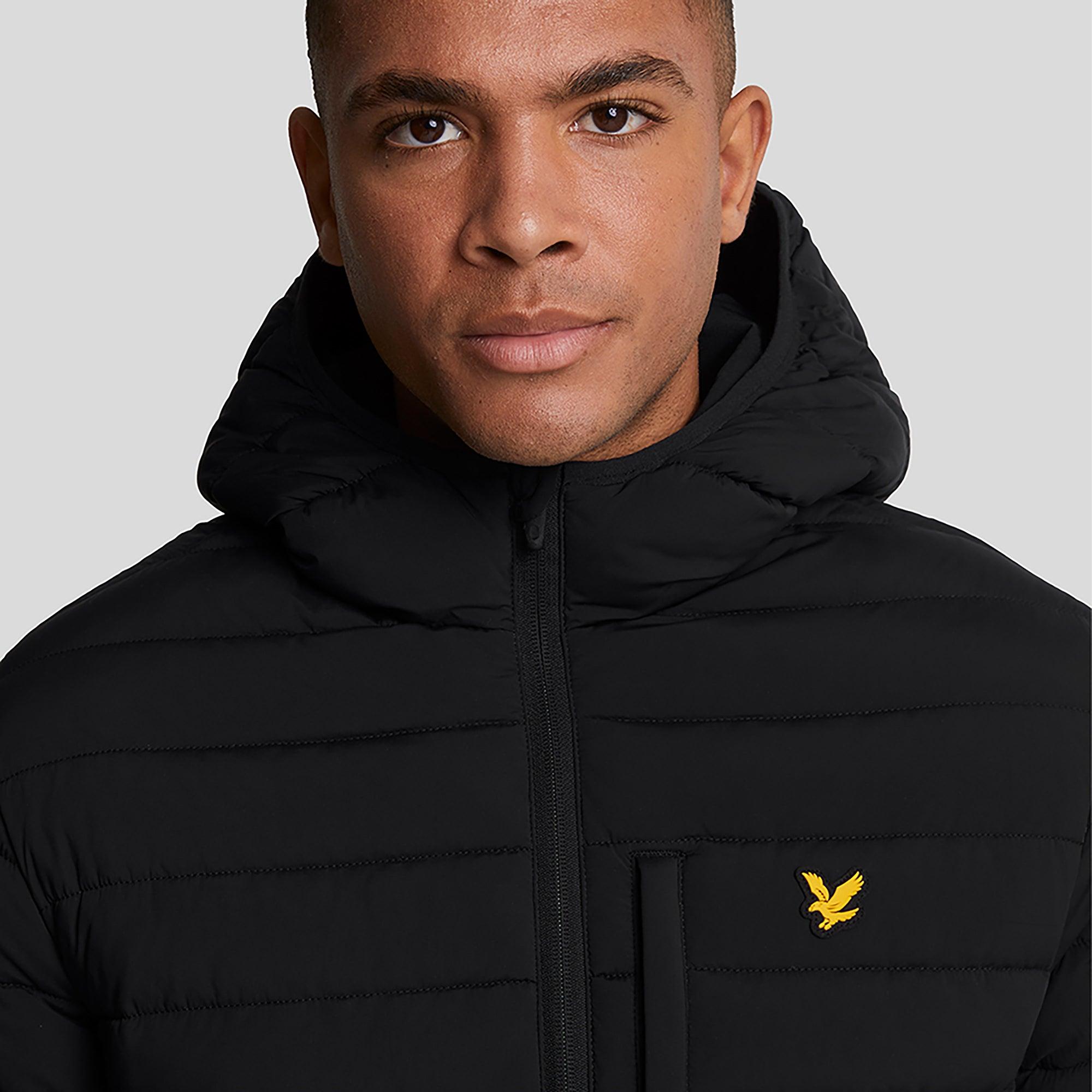 Product image 5 of 5 of Lyle & Scott Men's Sports Stretch Lightweight Quilted Jacket - Jet Black