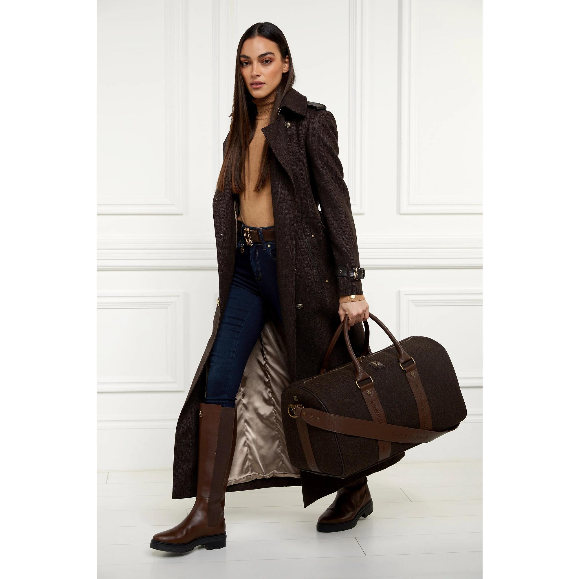 Product image 7 of 9 of Holland Cooper Regency Holdall - Brown Herringbone