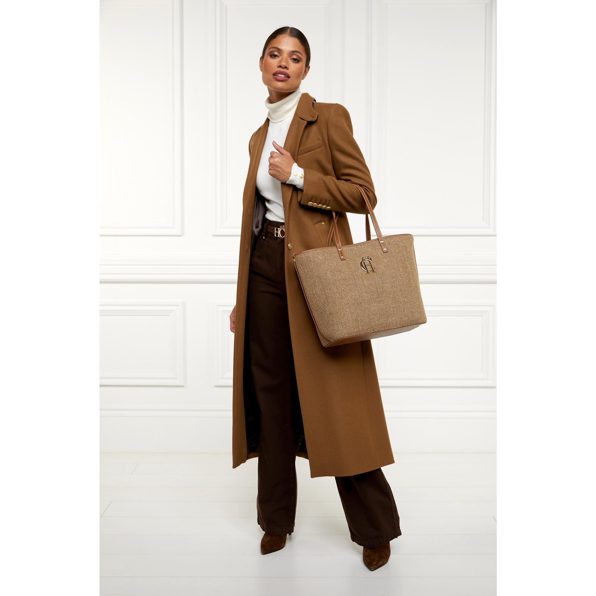 Product image 4 of 6 of Holland Cooper Women's Kensington Tote Bag - Tan Herringbone