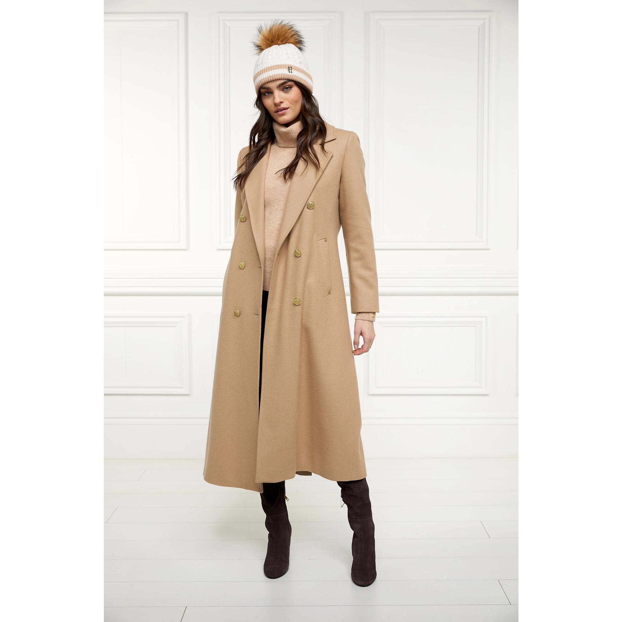 Product image 4 of 4 of Holland Cooper Zoe Beanie Bobble Hat - Cream Stripe