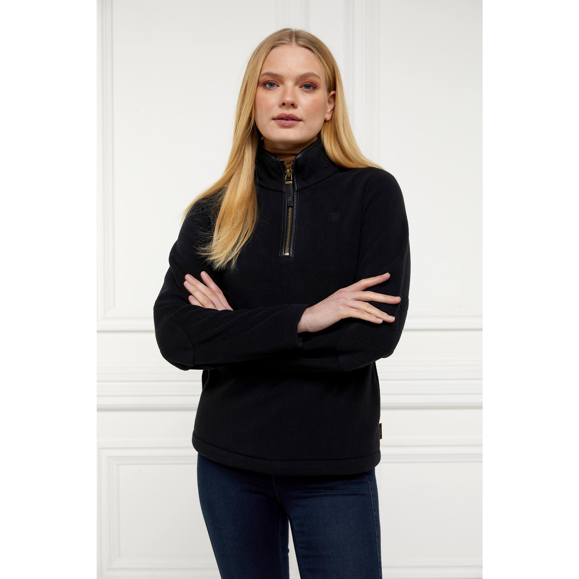 Product image 2 of 10 of Holland Cooper Women's Country Fleece Quarter Zip - Black