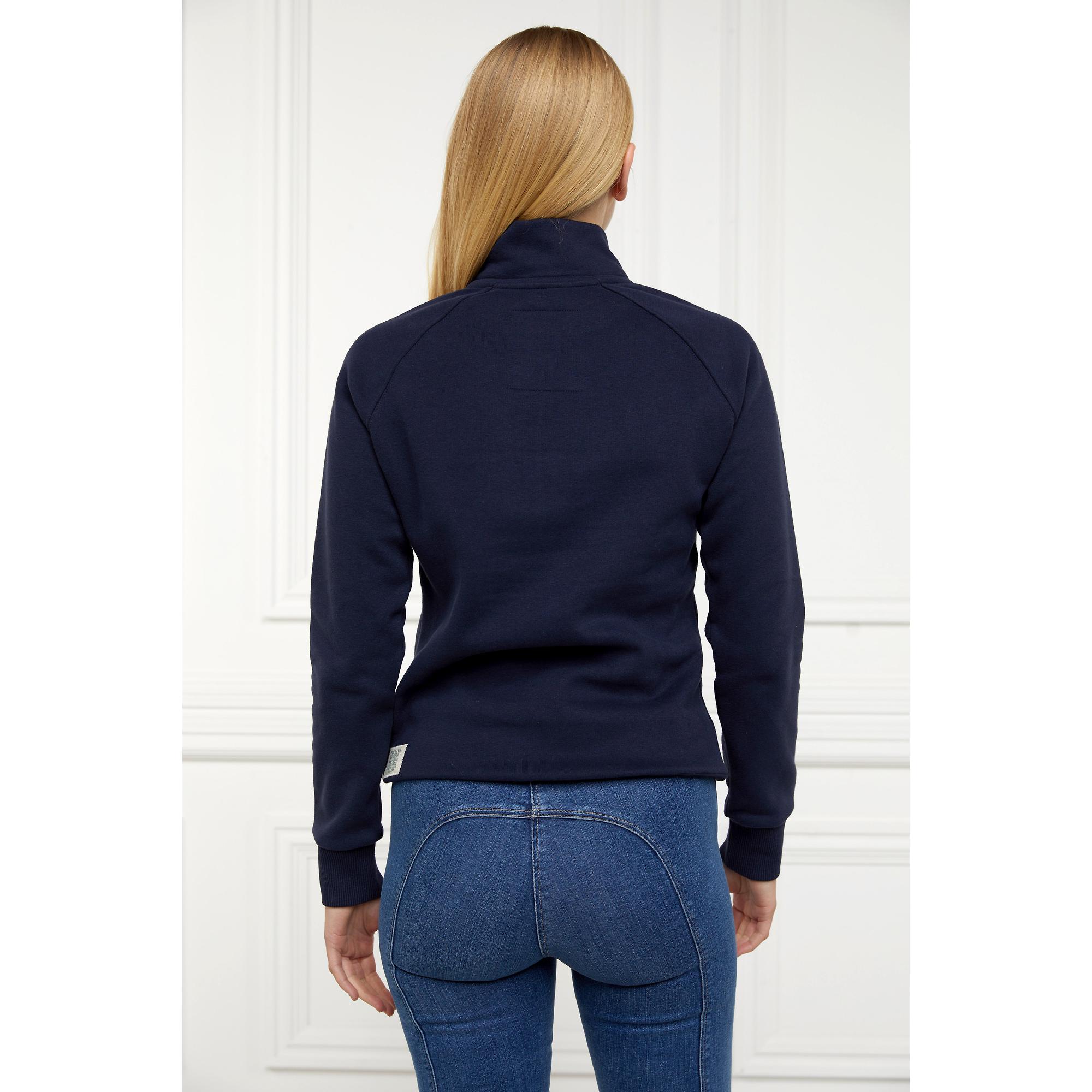 Product image 6 of 11 of Holland Cooper Women's Sporting Heritage Zip Henley - Ink Navy