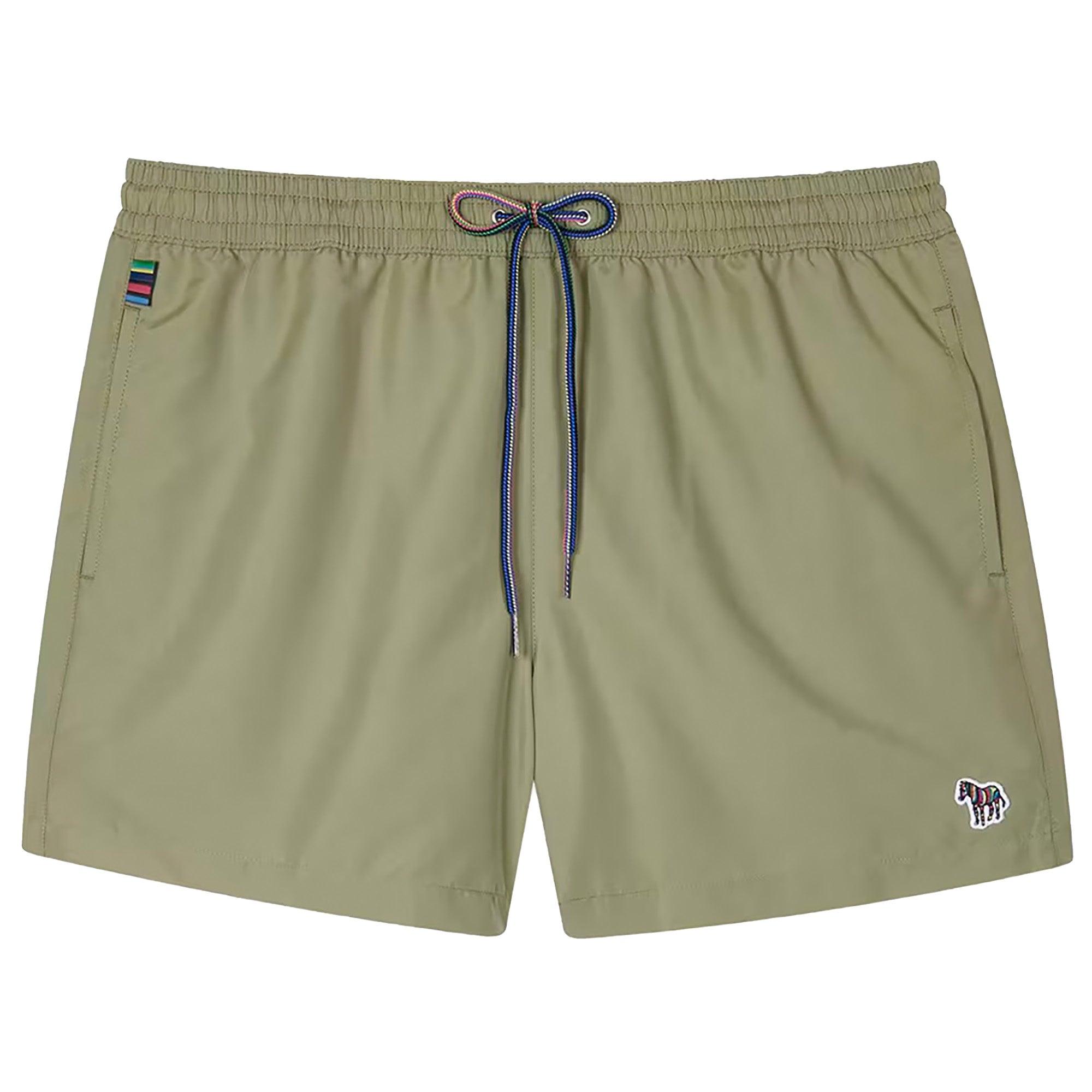 Product image 1 of 3 of Paul Smith Men's Zebra Logo Swim Shorts - Washed Khaki