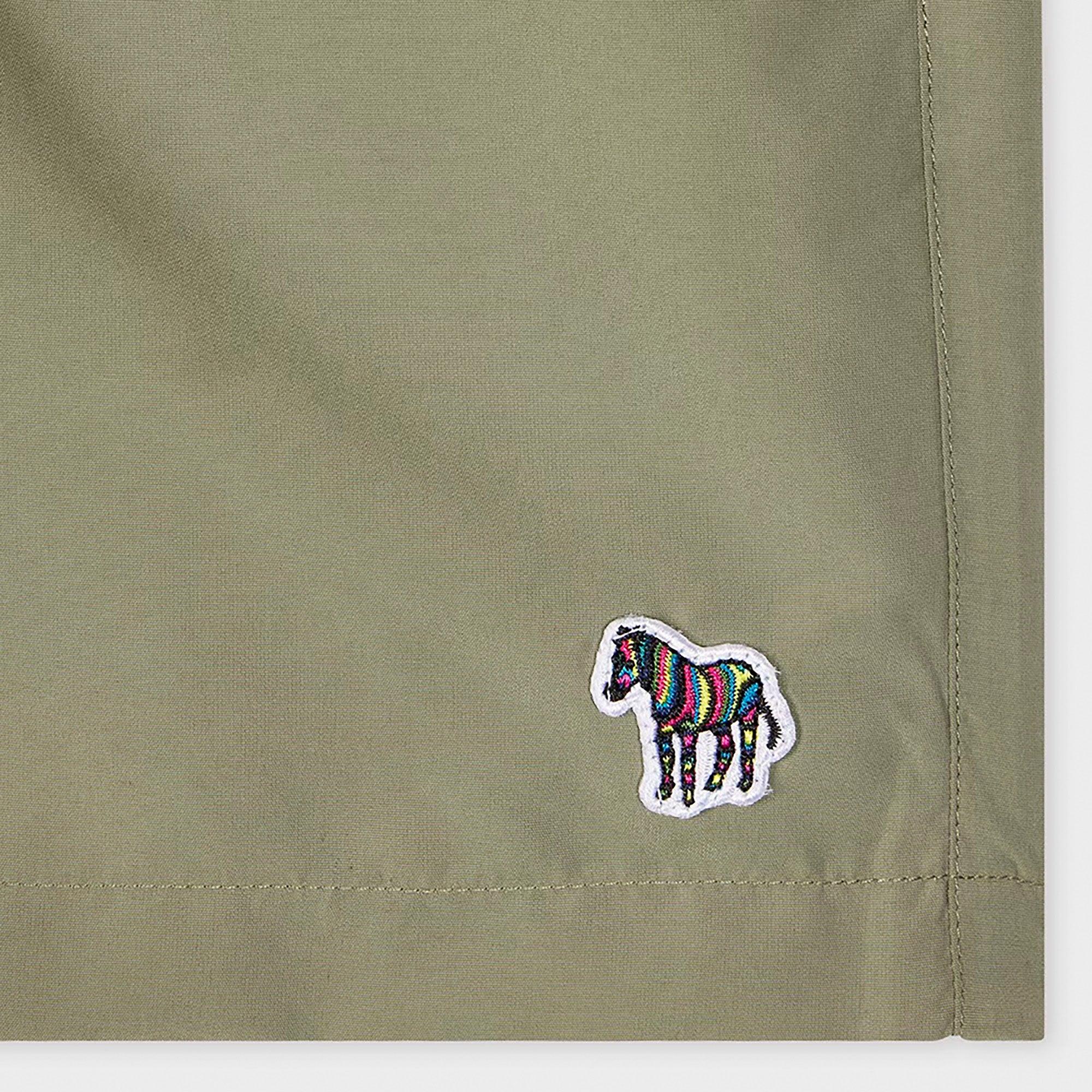 Product image 2 of 3 of Paul Smith Men's Zebra Logo Swim Shorts - Washed Khaki