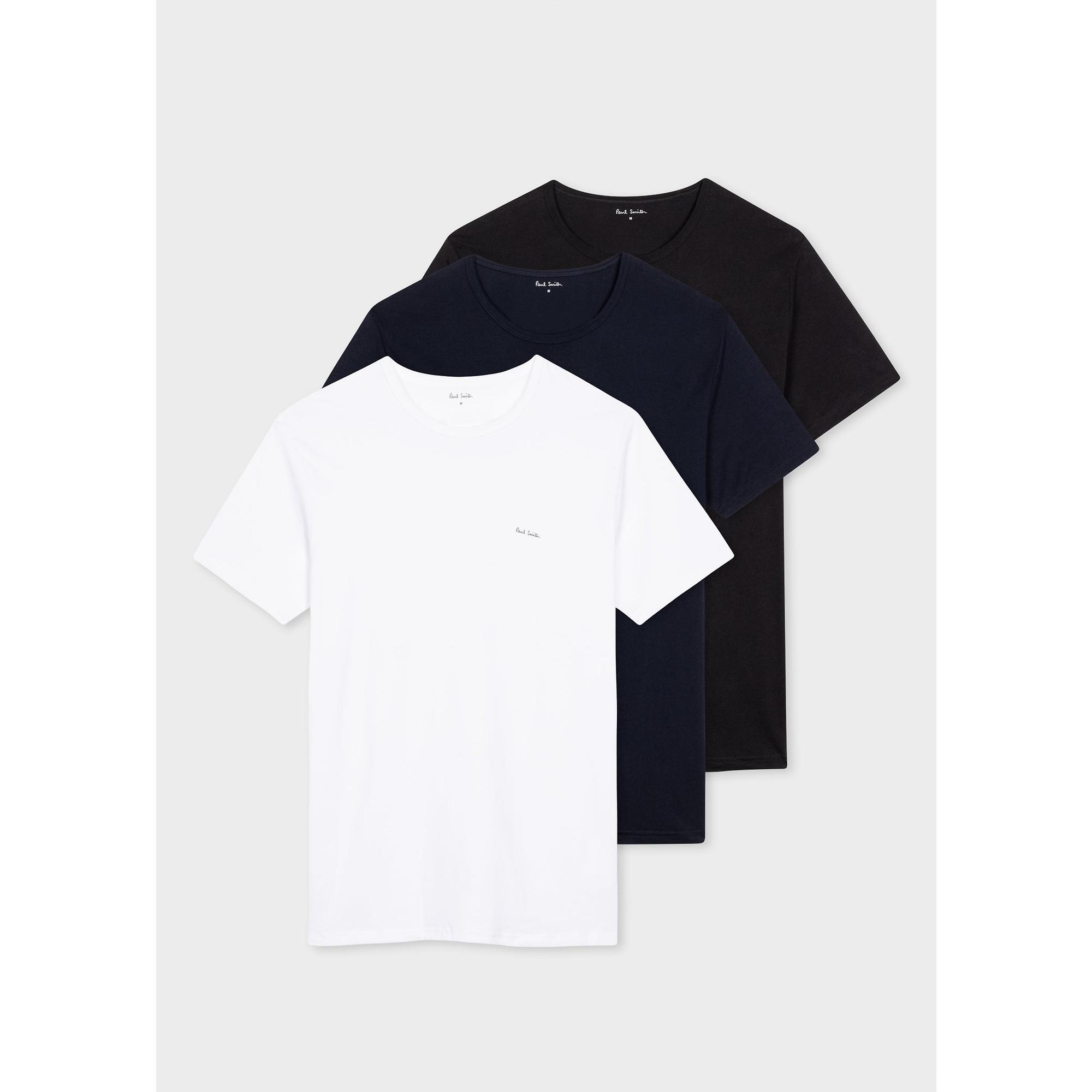 Product image 14 of 14 of Paul Smith Men's Logo Lounge T-Shirts - 3 Pack - Multicolour