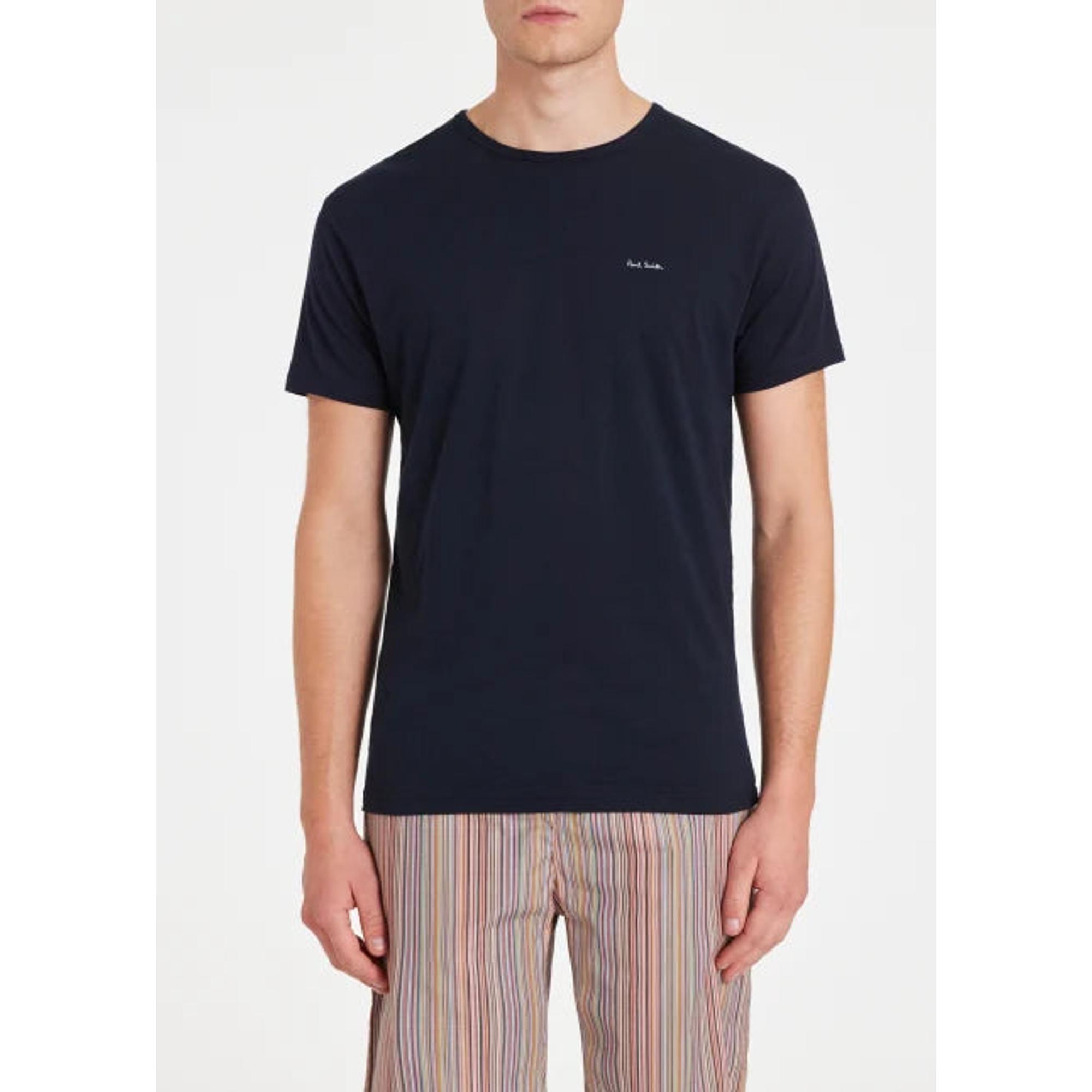 Product image 5 of 14 of Paul Smith Men's Organic Cotton Logo 5 Pack Lounge T-Shirts - Mixed